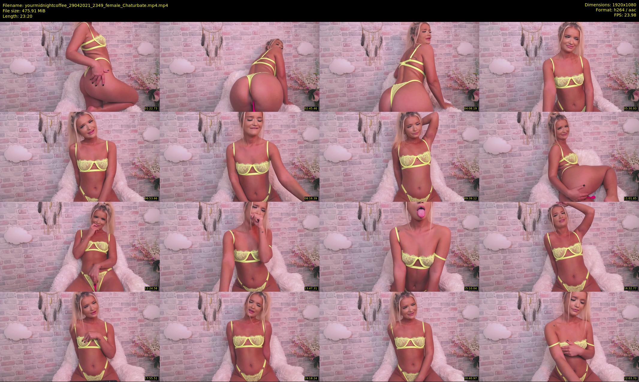 yourmidnightcoffee — 24 minute Chaturbate female cam show recording, 1080p, Apr 29, 2021