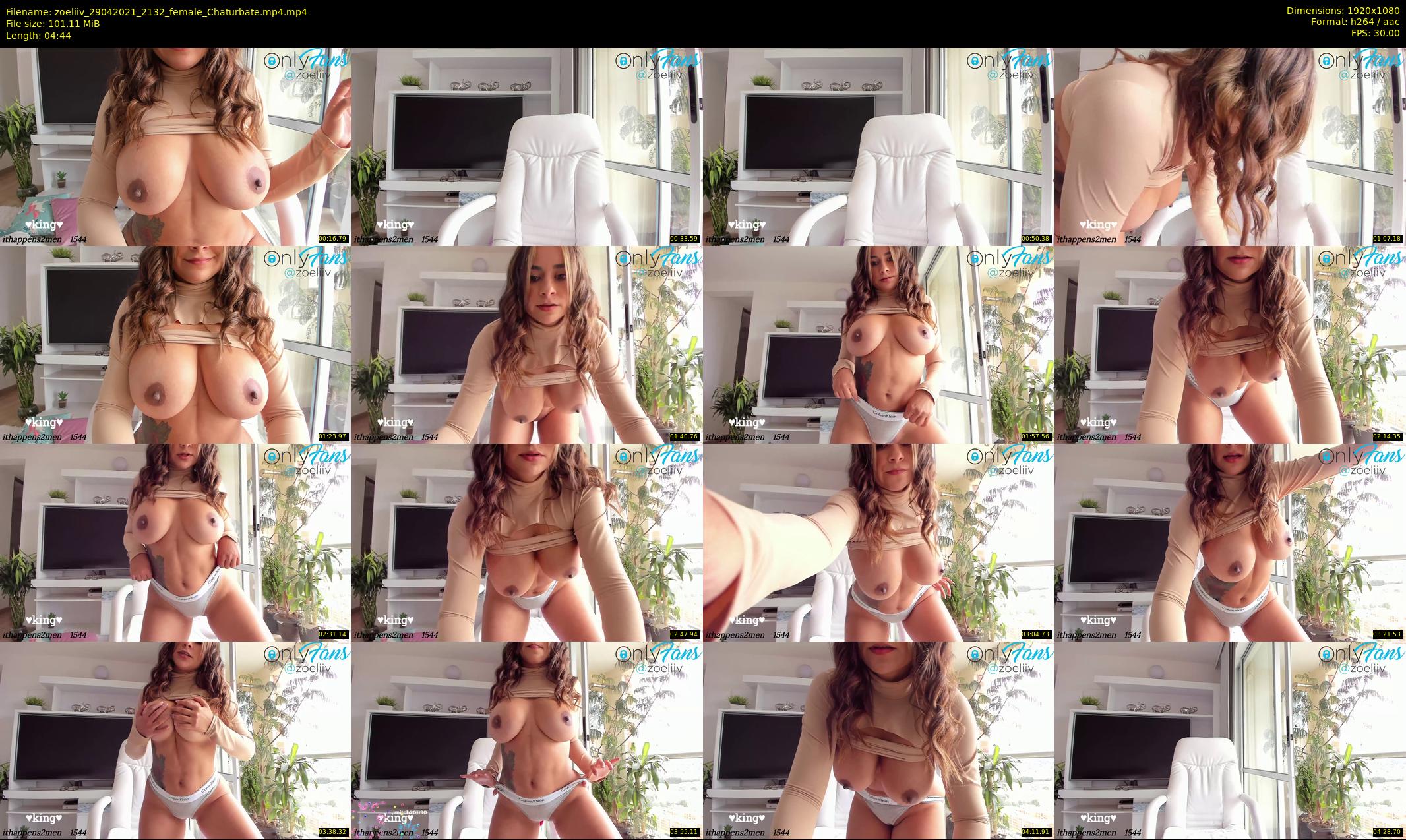 zoeliiv — 5 minute Chaturbate female cam show recording, 1080p, Apr 29, 2021