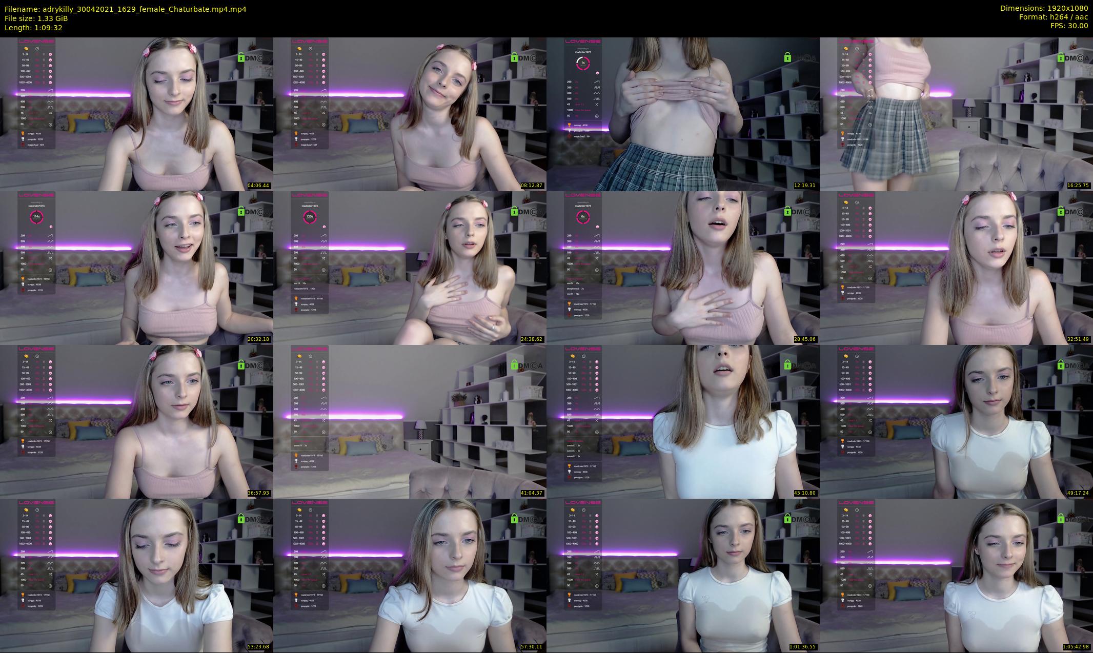 adrykilly — 70 minute Chaturbate female cam show recording, 1080p, Apr 30, 2021