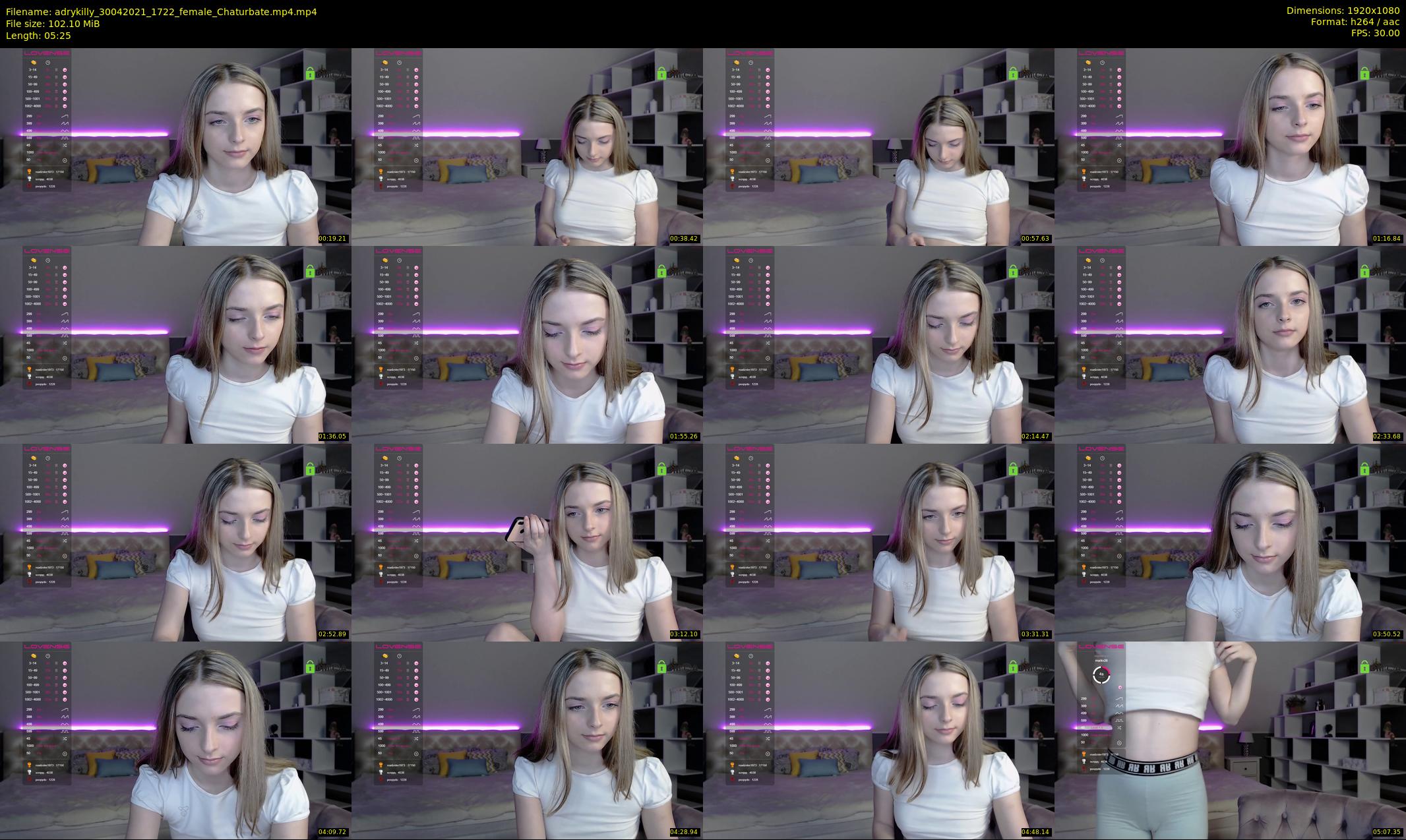 adrykilly — 6 minute Chaturbate female cam show recording, 1080p, Apr 30, 2021