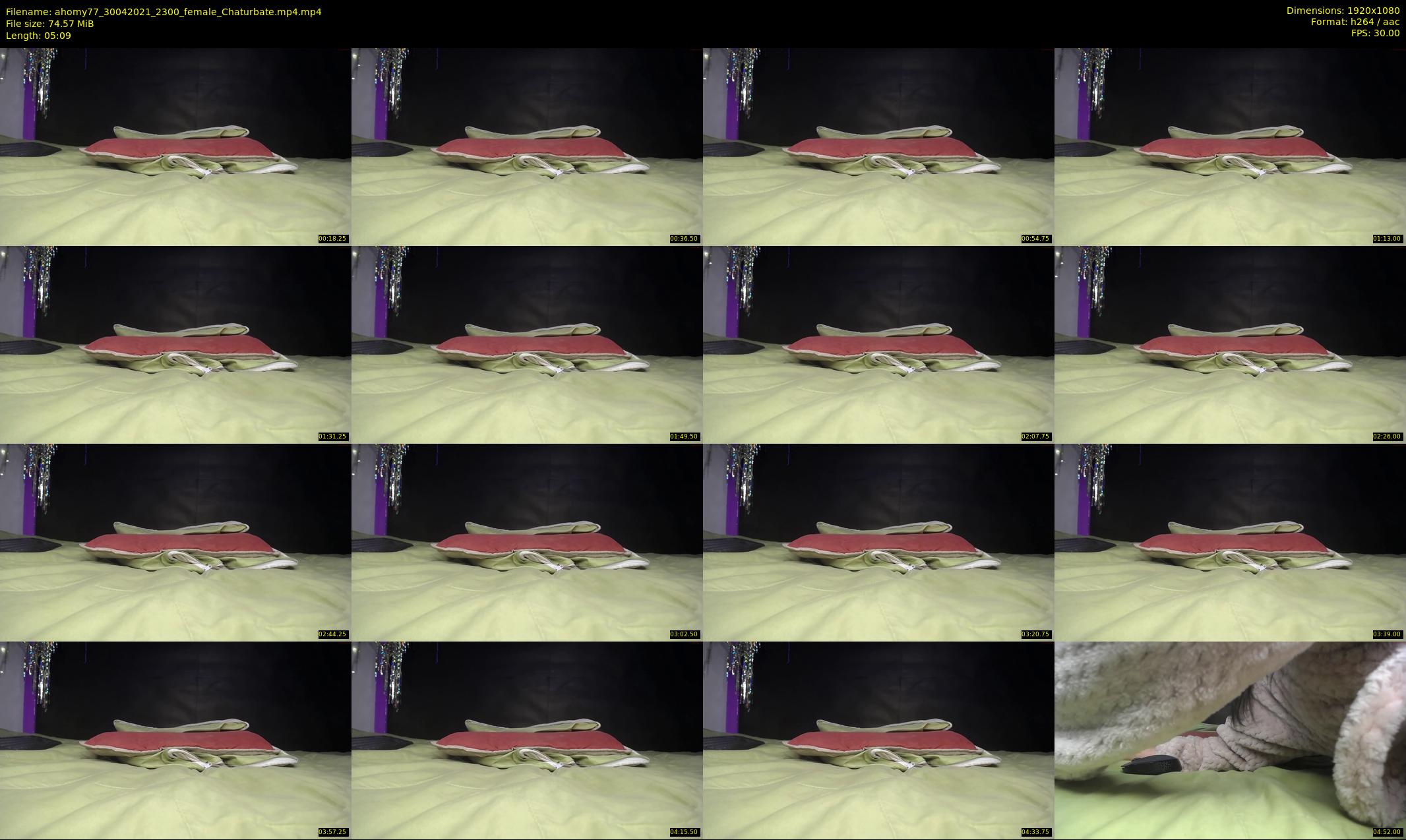 ahomy77 — 6 minute Chaturbate female cam show recording, 1080p, Apr 30, 2021