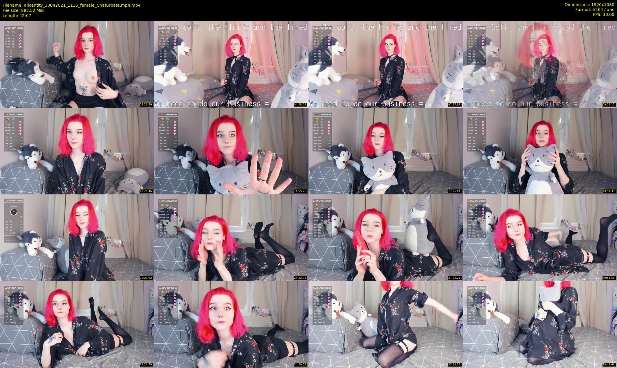 alicentity — 43 minute Chaturbate female cam show recording, 1080p, Apr 30, 2021