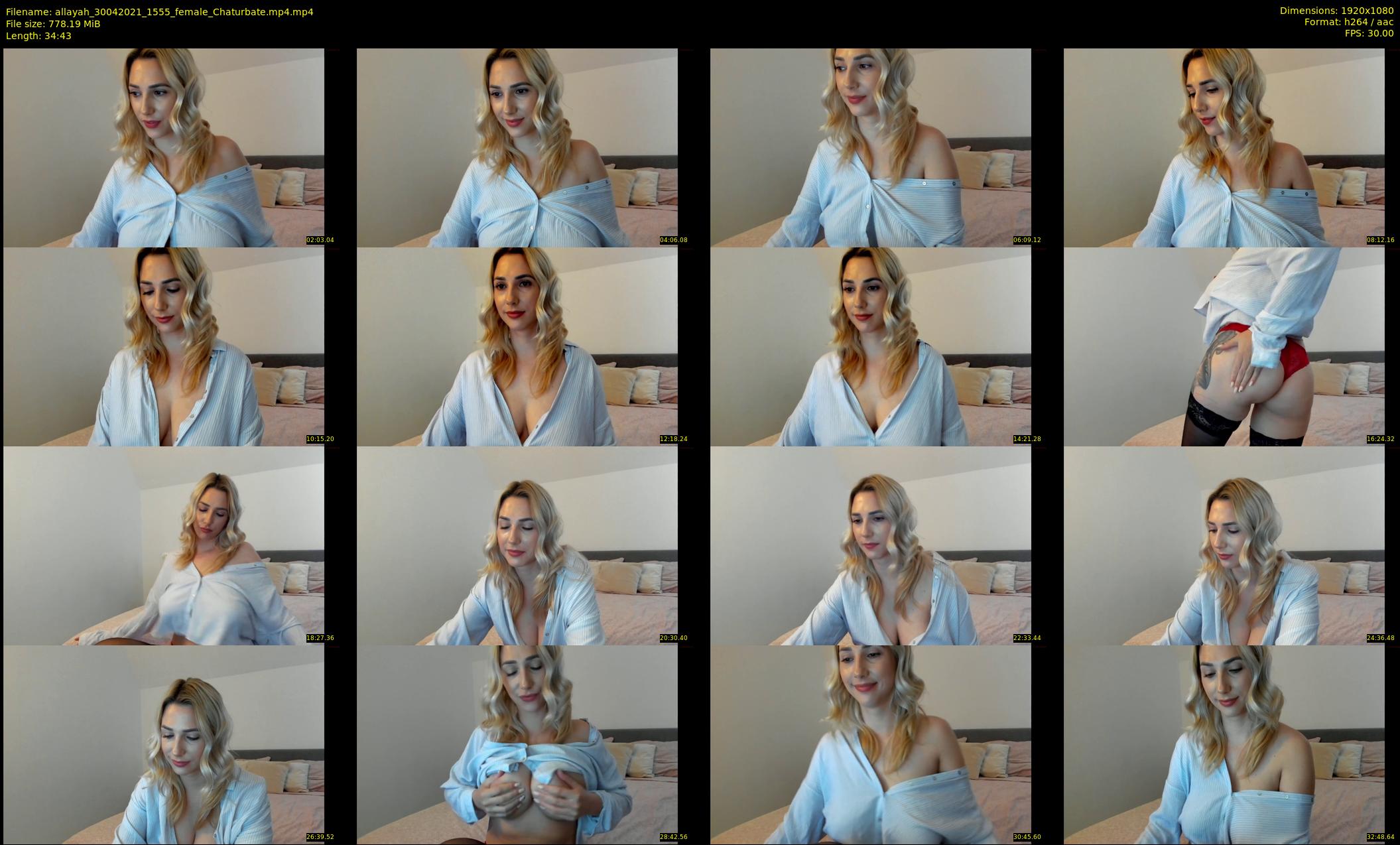 allayah — 35 minute Chaturbate female cam show recording, 1080p, Apr 30, 2021
