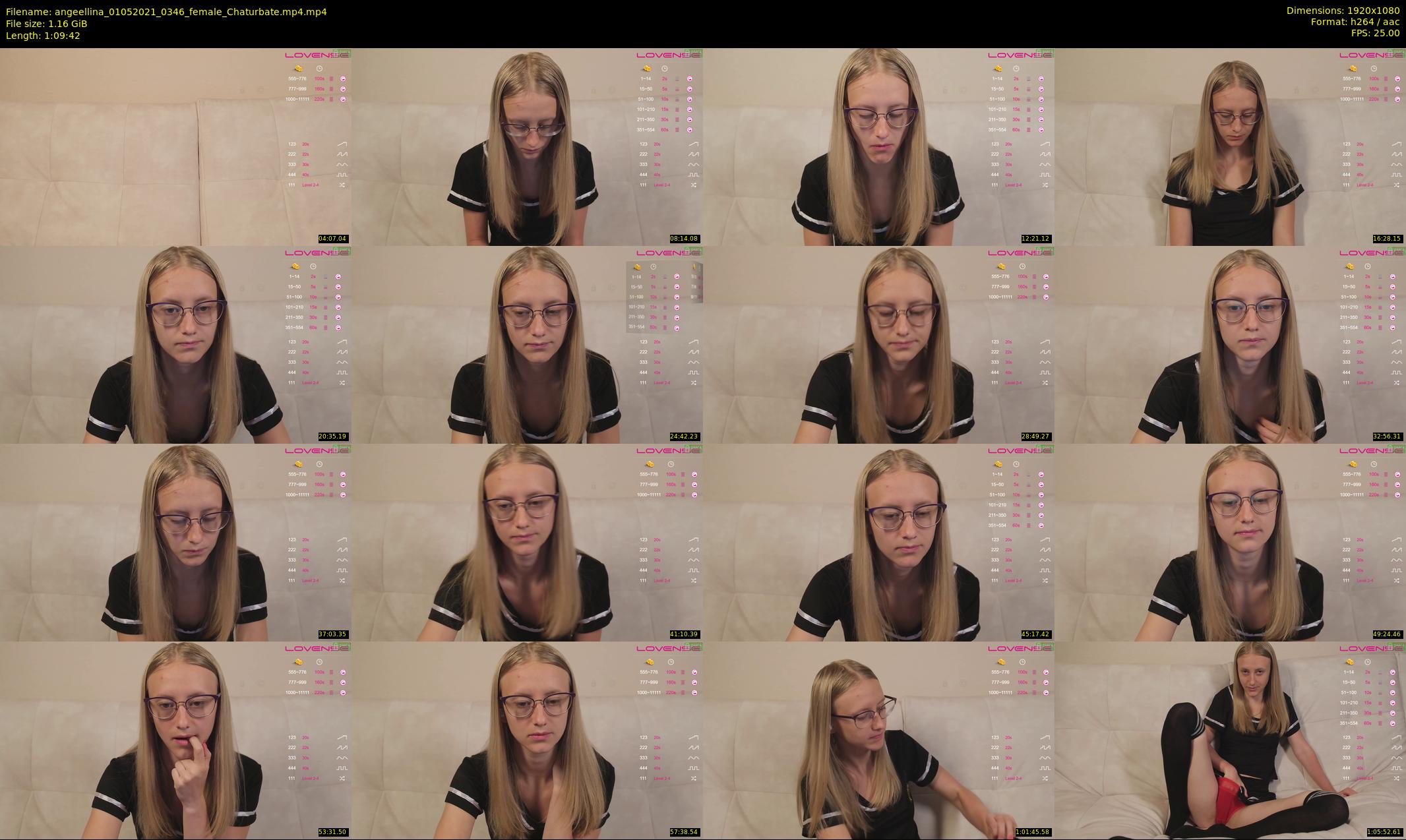 angeellina — 70 minute Chaturbate female cam show recording, 1080p, May 1, 2021