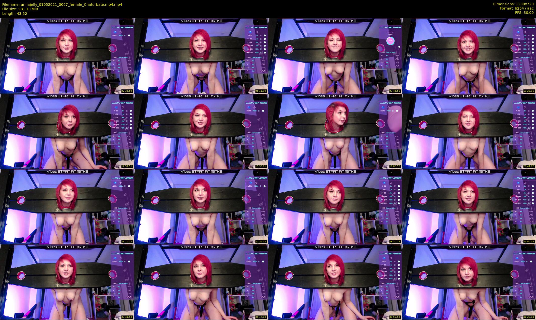 annajelly — 44 minute Chaturbate couple cam show recording, 720p, May 1, 2021