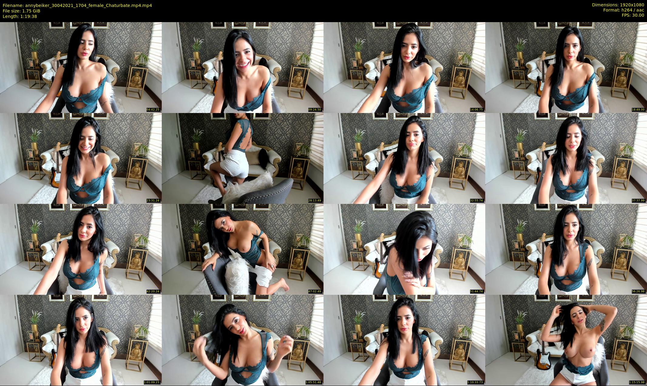 annybeiker — 80 minute Chaturbate female cam show recording, 1080p, Apr 30, 2021