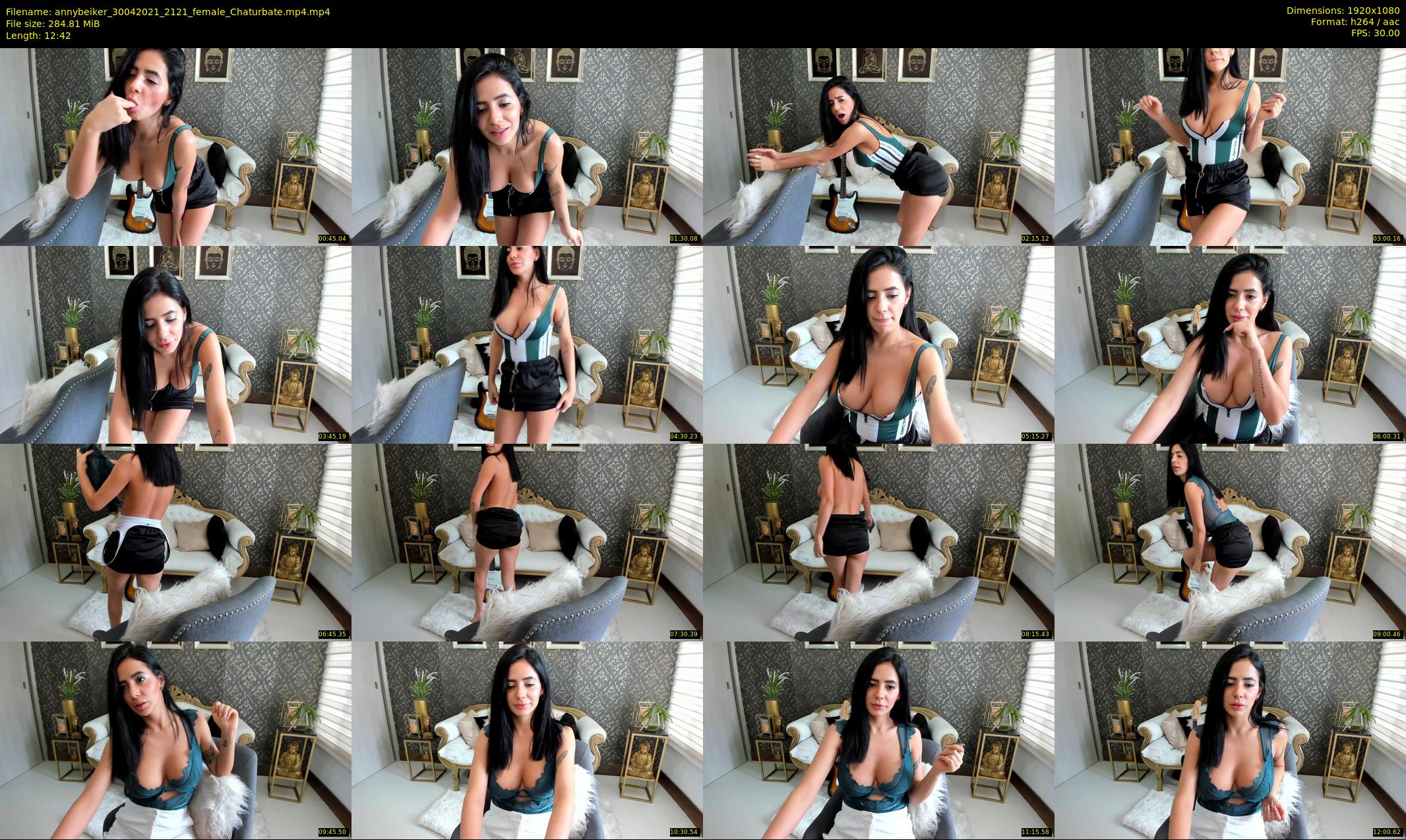 annybeiker — 13 minute Chaturbate female cam show recording, 1080p, Apr 30, 2021