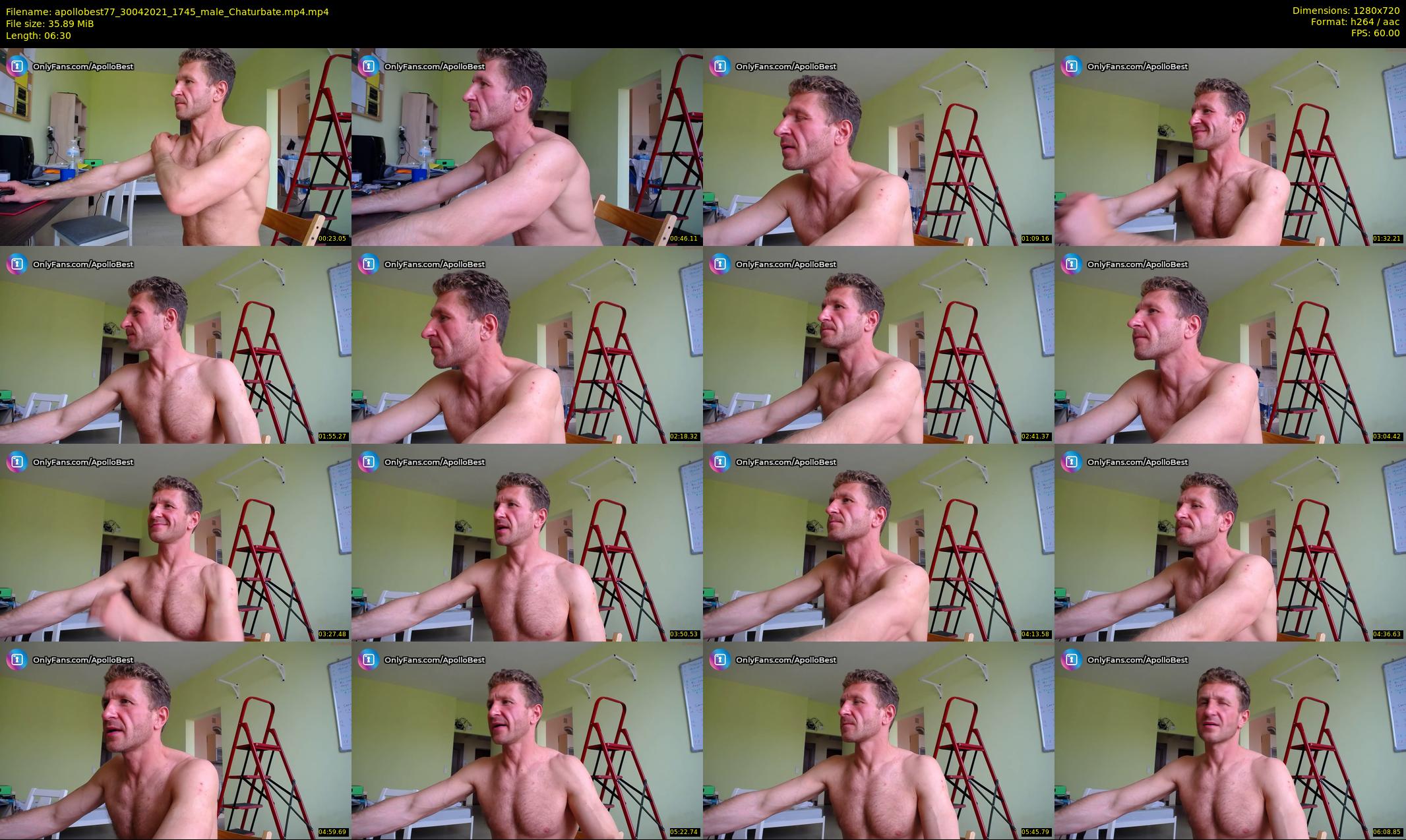 apollobest77 — 7 minute Chaturbate male cam show recording, 720p, Apr 30, 2021