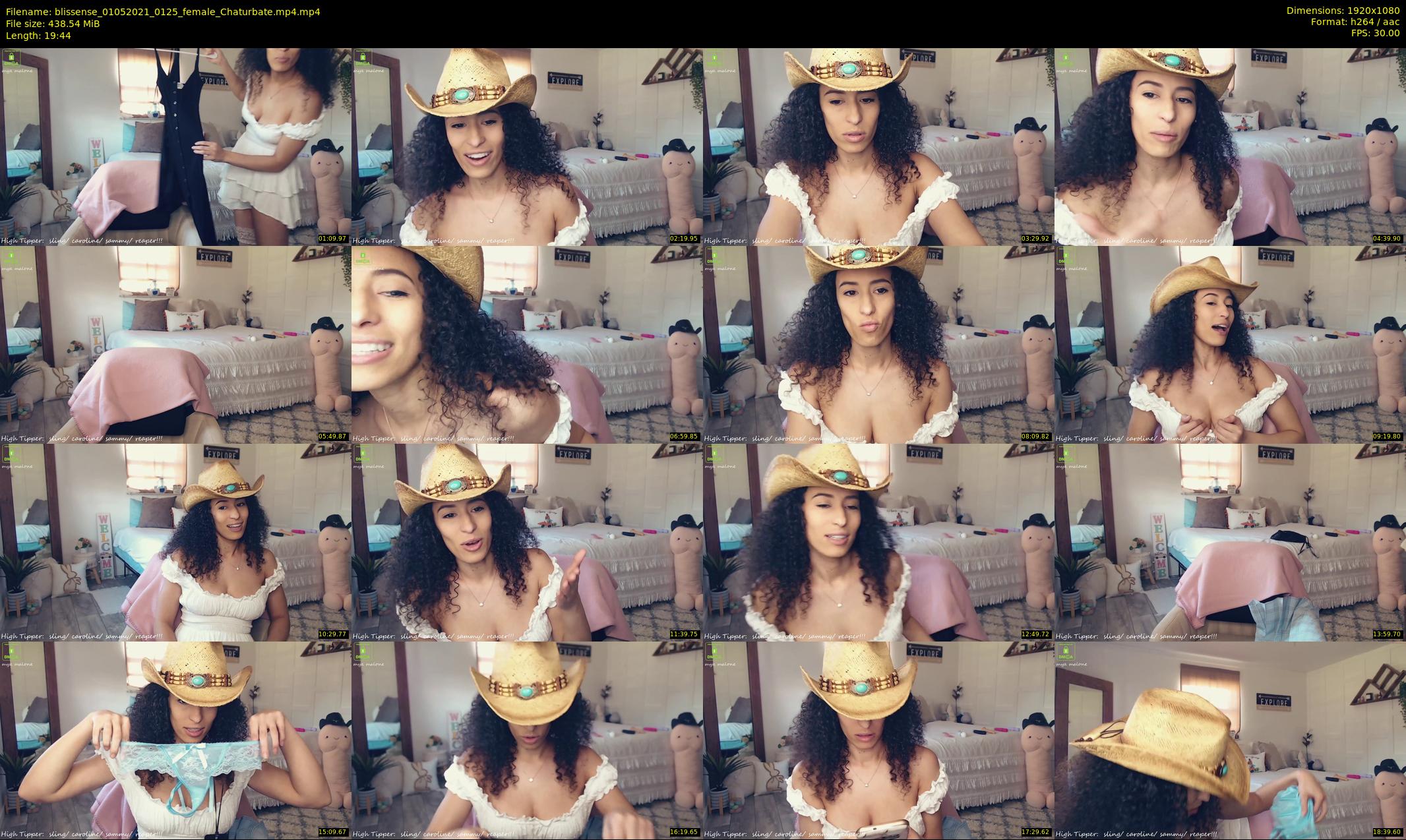 blissense — 20 minute Chaturbate female cam show recording, 1080p, May 1, 2021