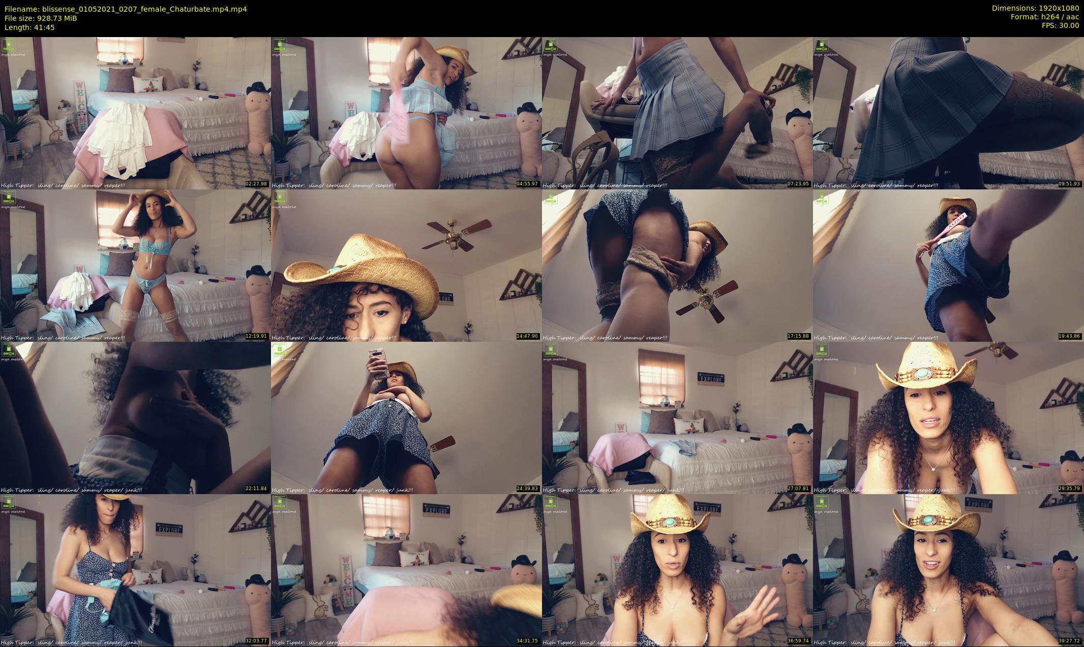 blissense — 42 minute Chaturbate female cam show recording, 1080p, May 1, 2021