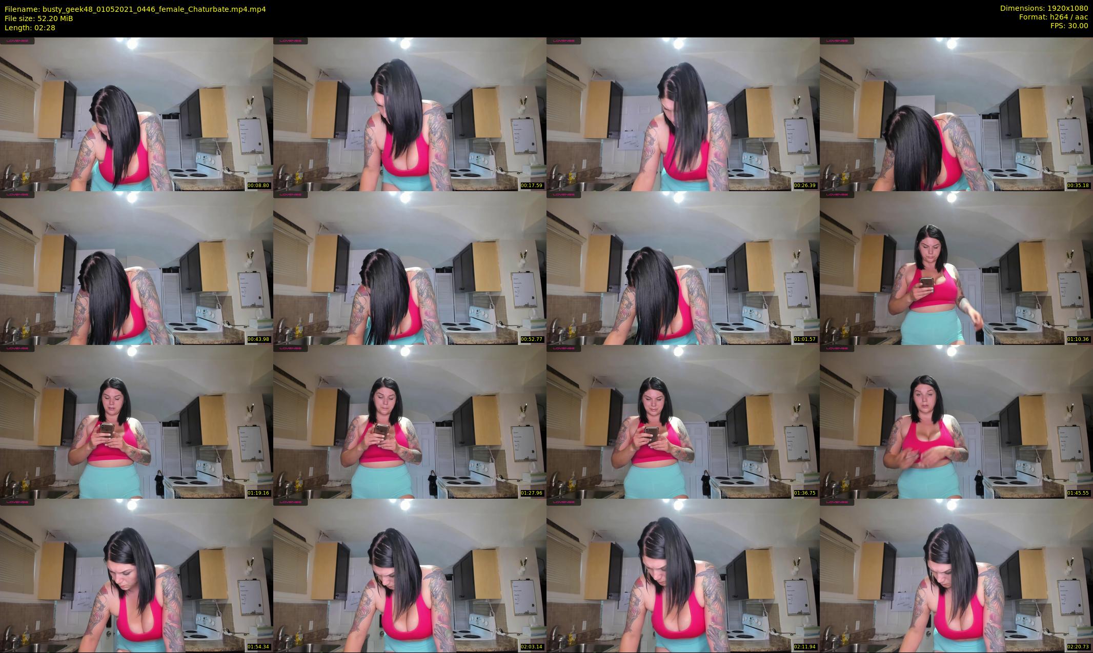 busty_geek48 — 3 minute Chaturbate female cam show recording, 1080p, May 1, 2021
