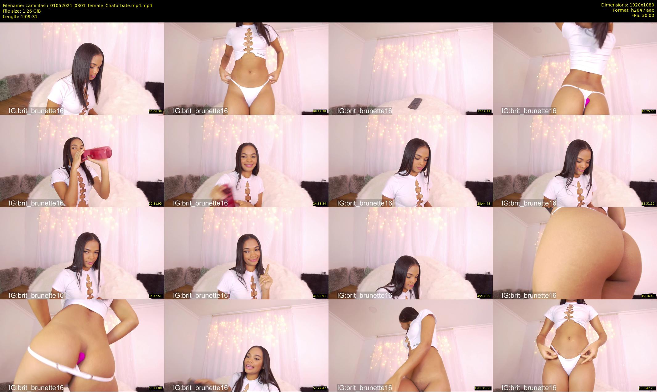 camilitasu — 70 minute Chaturbate female cam show recording, 1080p, May 1, 2021