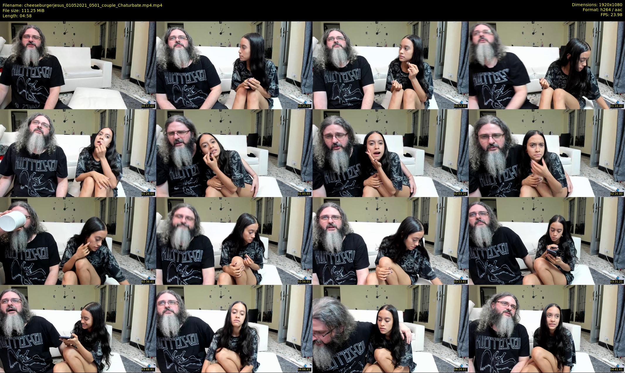 cheeseburgerjesus — 5 minute Chaturbate couple cam show recording, 1080p, May 1, 2021