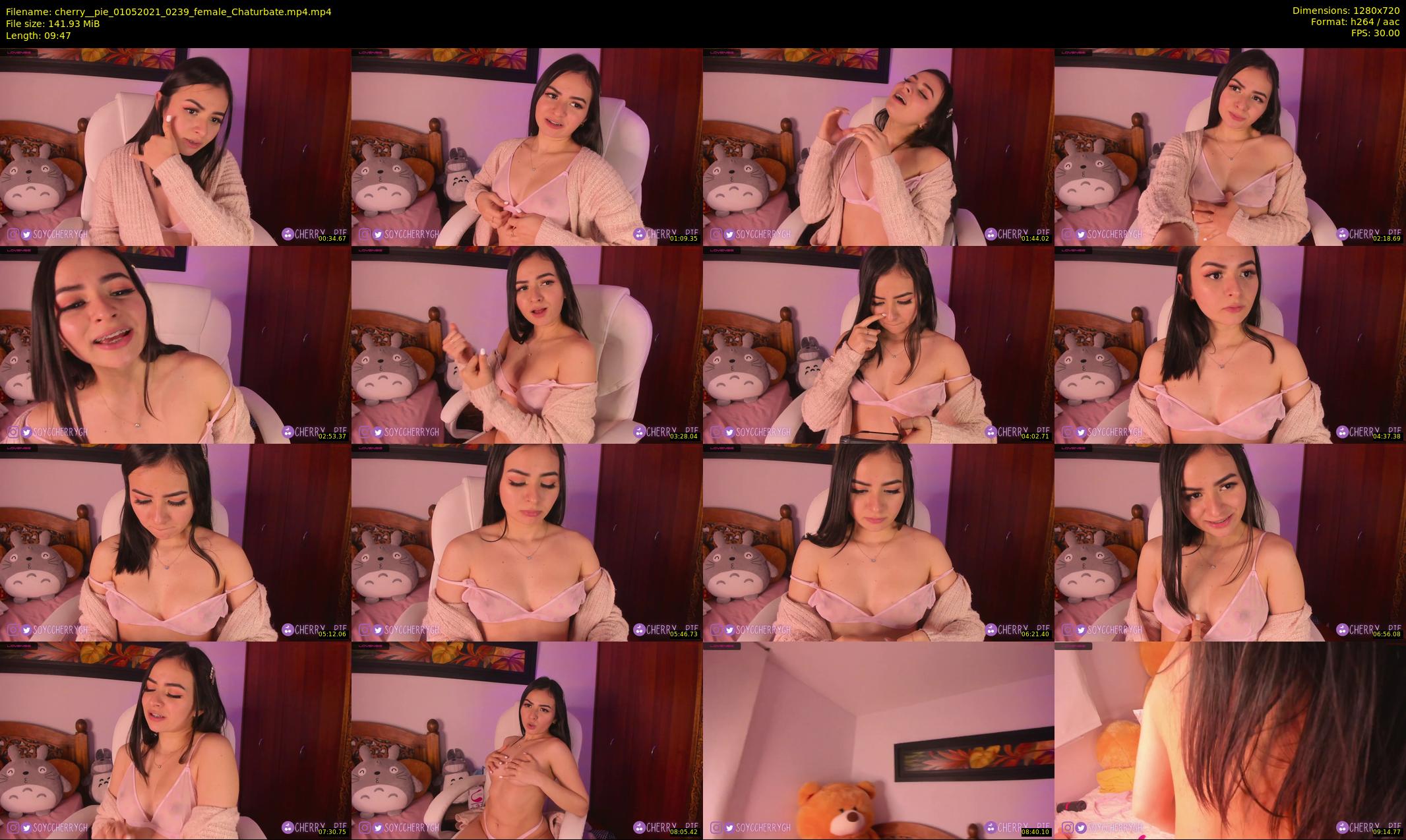 cherry__pie — 10 minute Chaturbate female cam show recording, 720p, May 1, 2021
