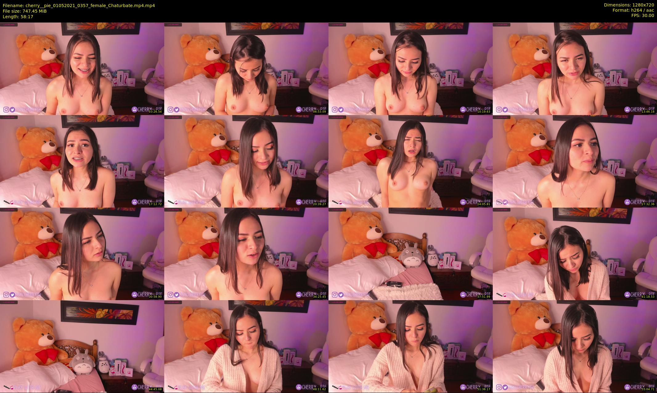 cherry__pie — 59 minute Chaturbate female cam show recording, 720p, May 1, 2021