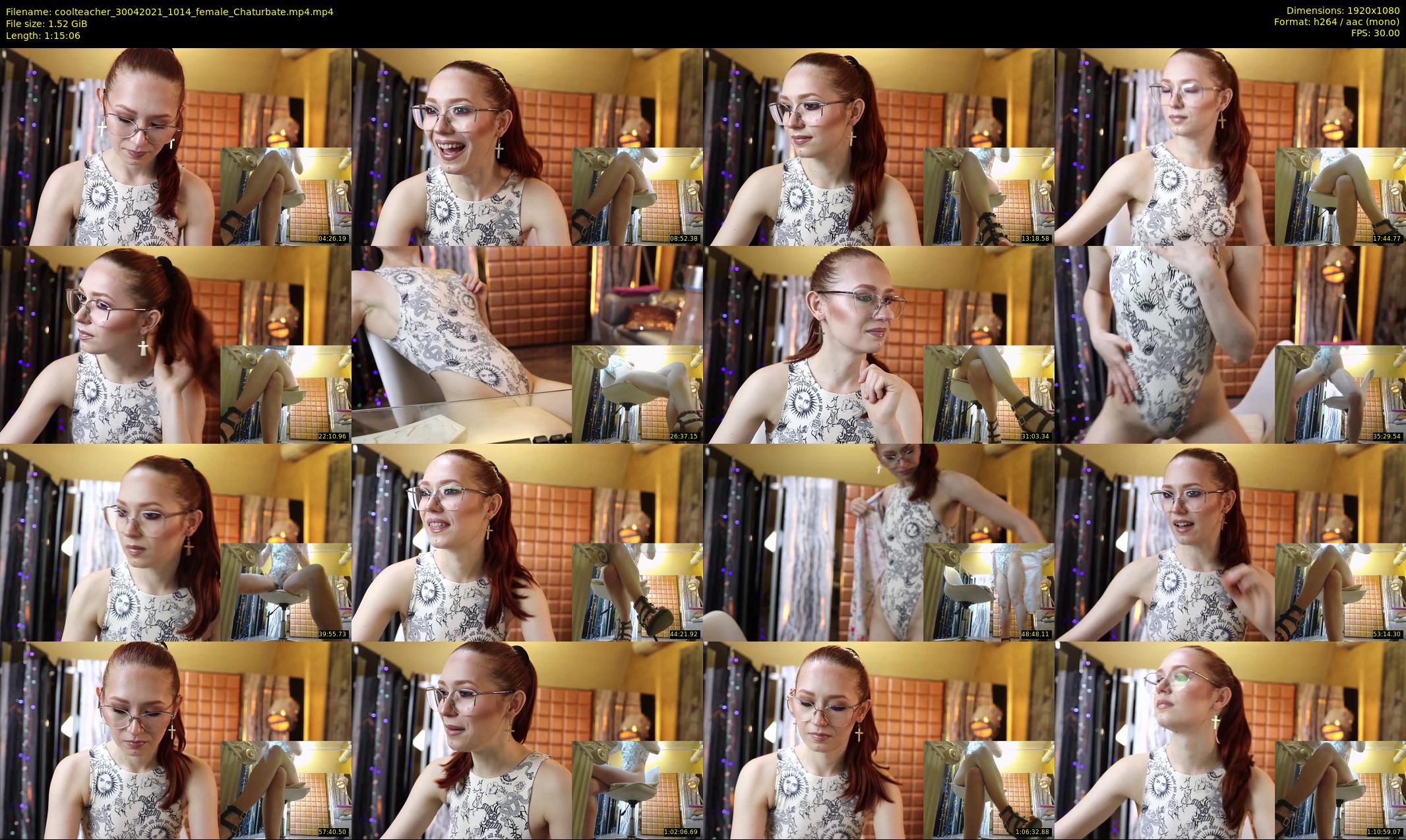 coolteacher — 76 minute Chaturbate female cam show recording, 1080p, Apr 30, 2021