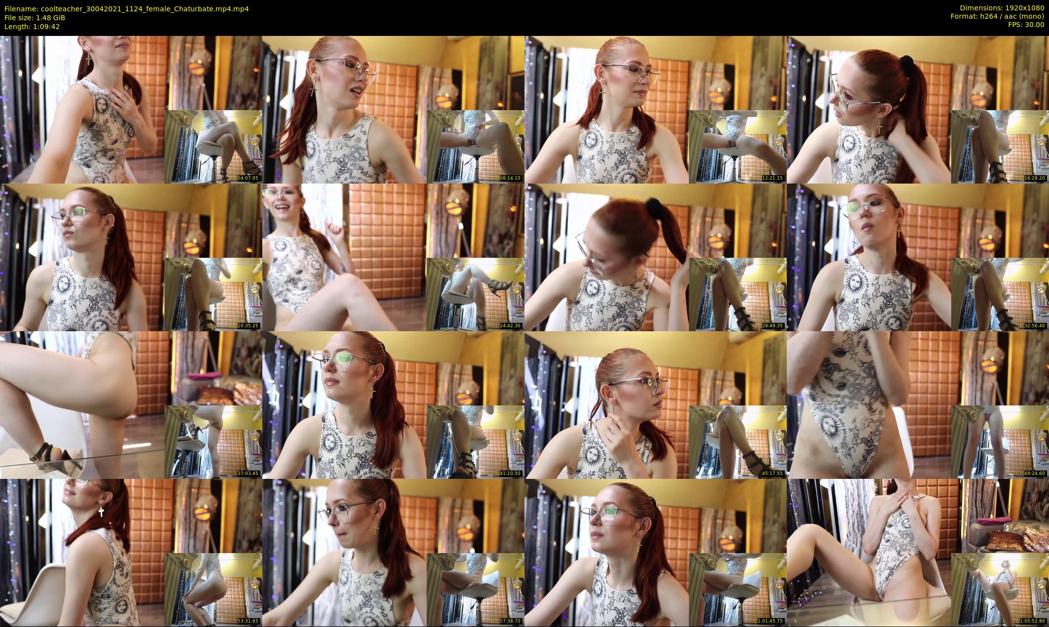 coolteacher — 70 minute Chaturbate female cam show recording, 1080p, Apr 30, 2021