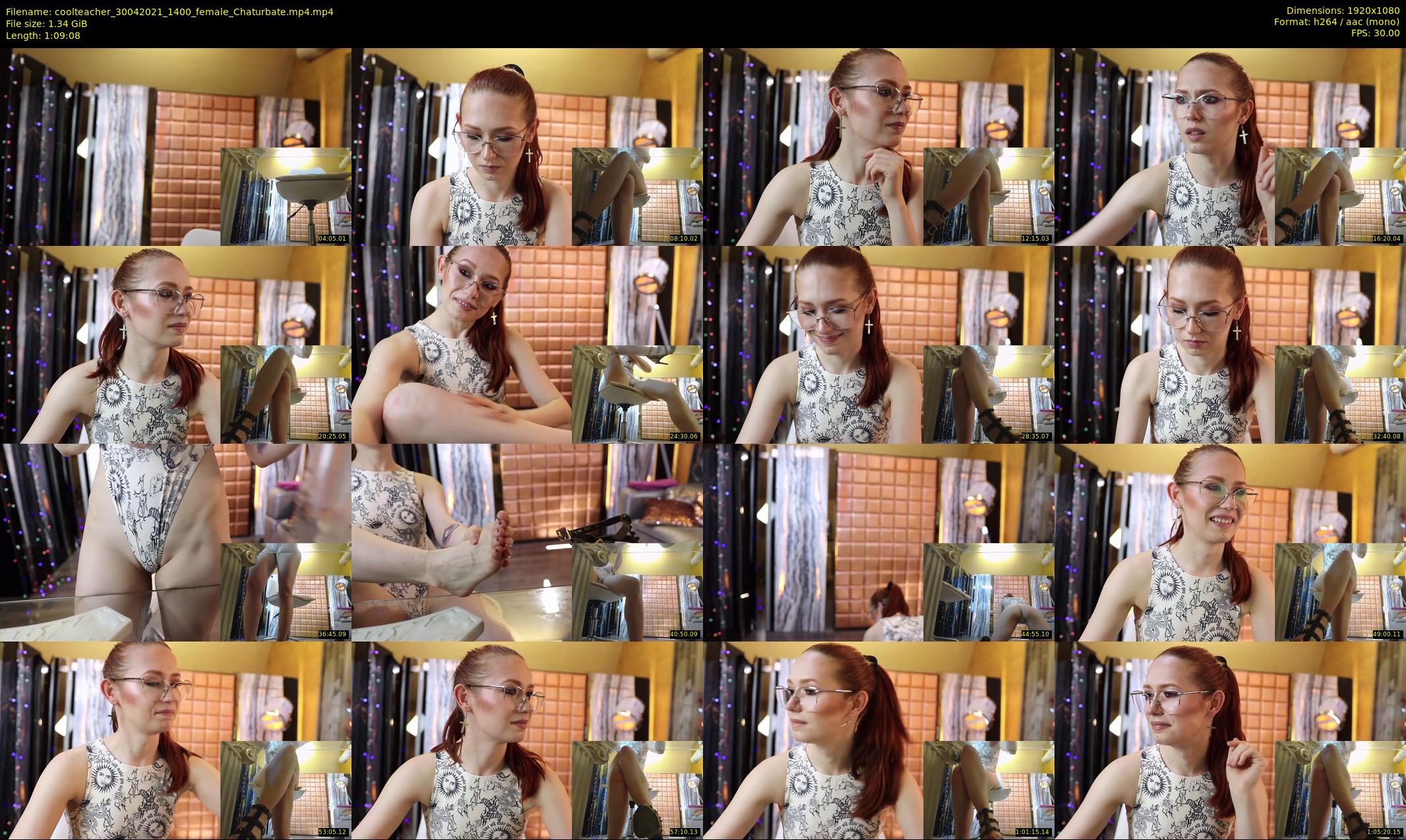 coolteacher — 70 minute Chaturbate female cam show recording, 1080p, Apr 30, 2021