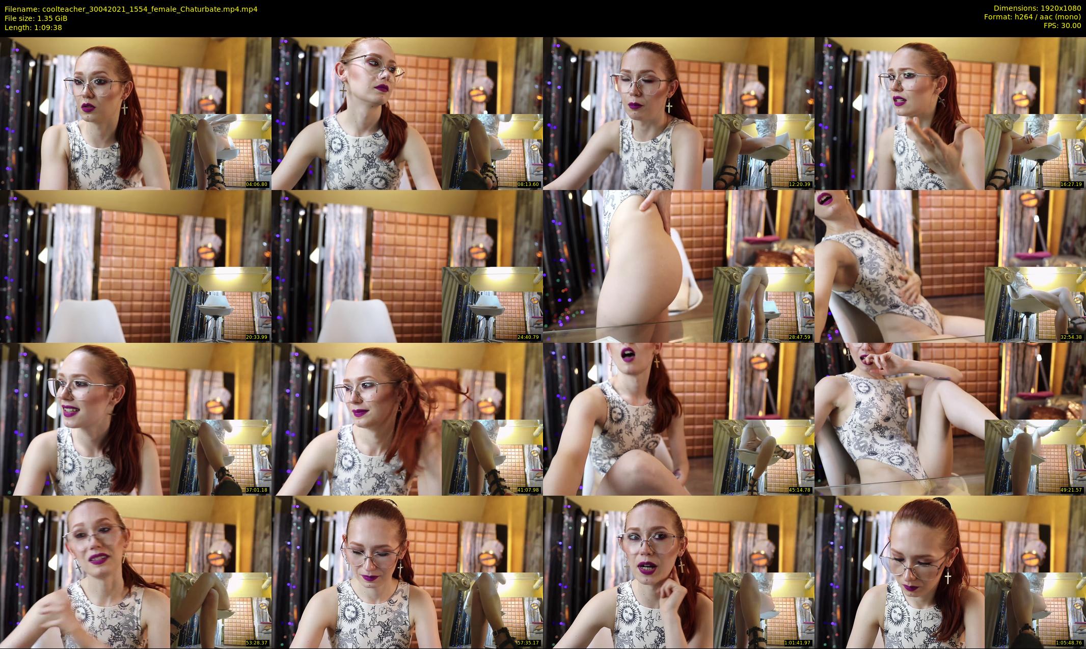 coolteacher — 70 minute Chaturbate female cam show recording, 1080p, Apr 30, 2021