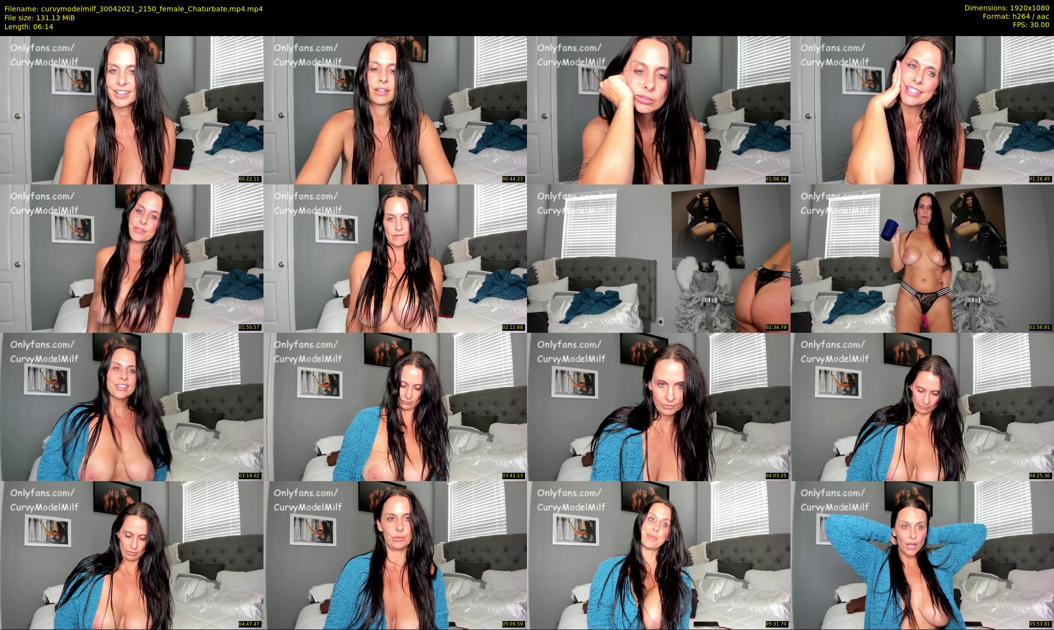 curvymodelmilf — 7 minute Chaturbate female cam show recording, 1080p, Apr 30, 2021