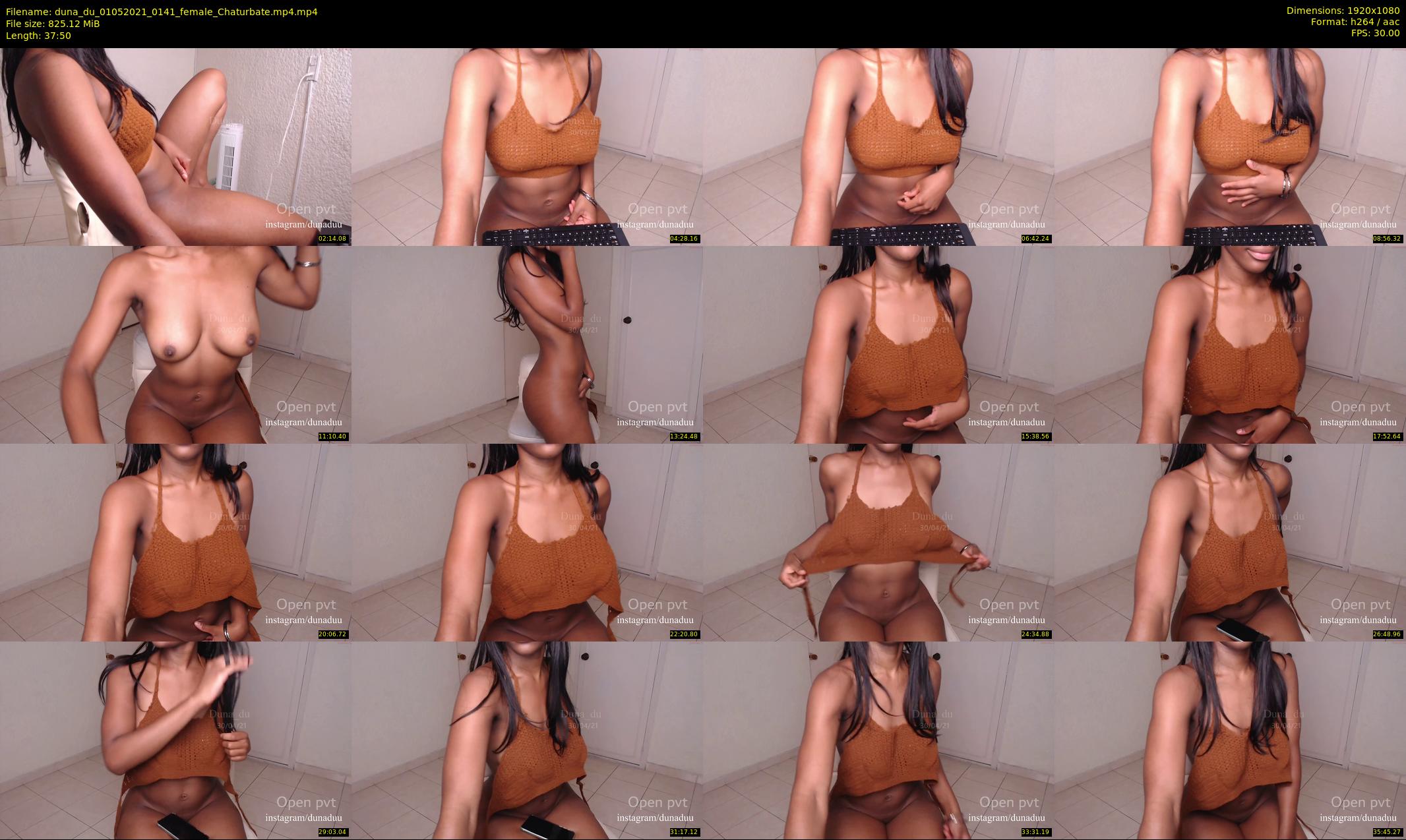 duna_du — 38 minute Chaturbate female cam show recording, 1080p, May 1, 2021