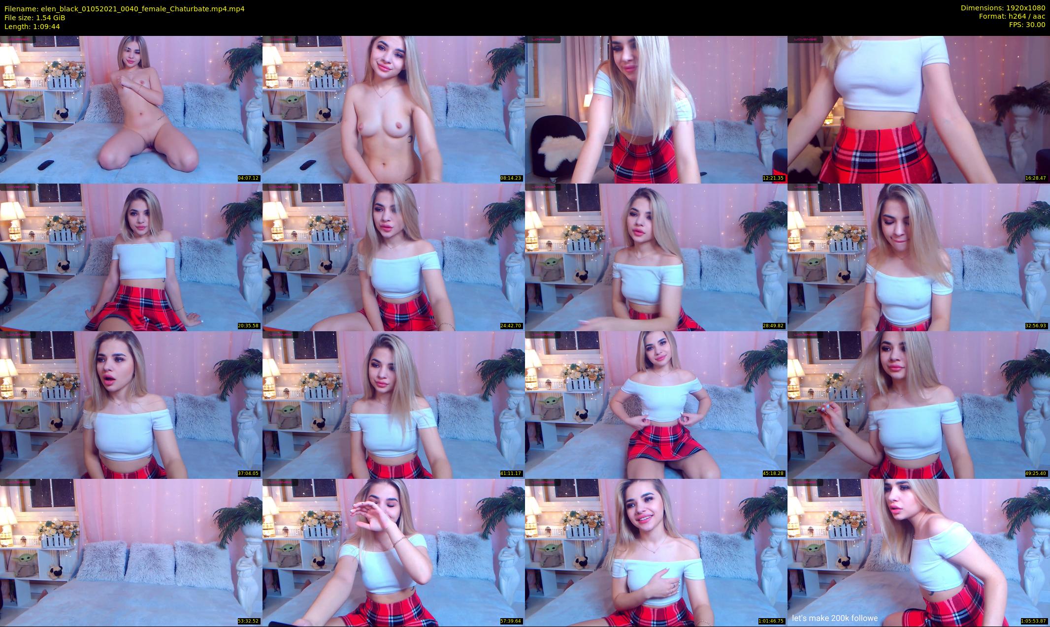 elen_black — 70 minute Chaturbate female cam show recording, 1080p, May 1, 2021