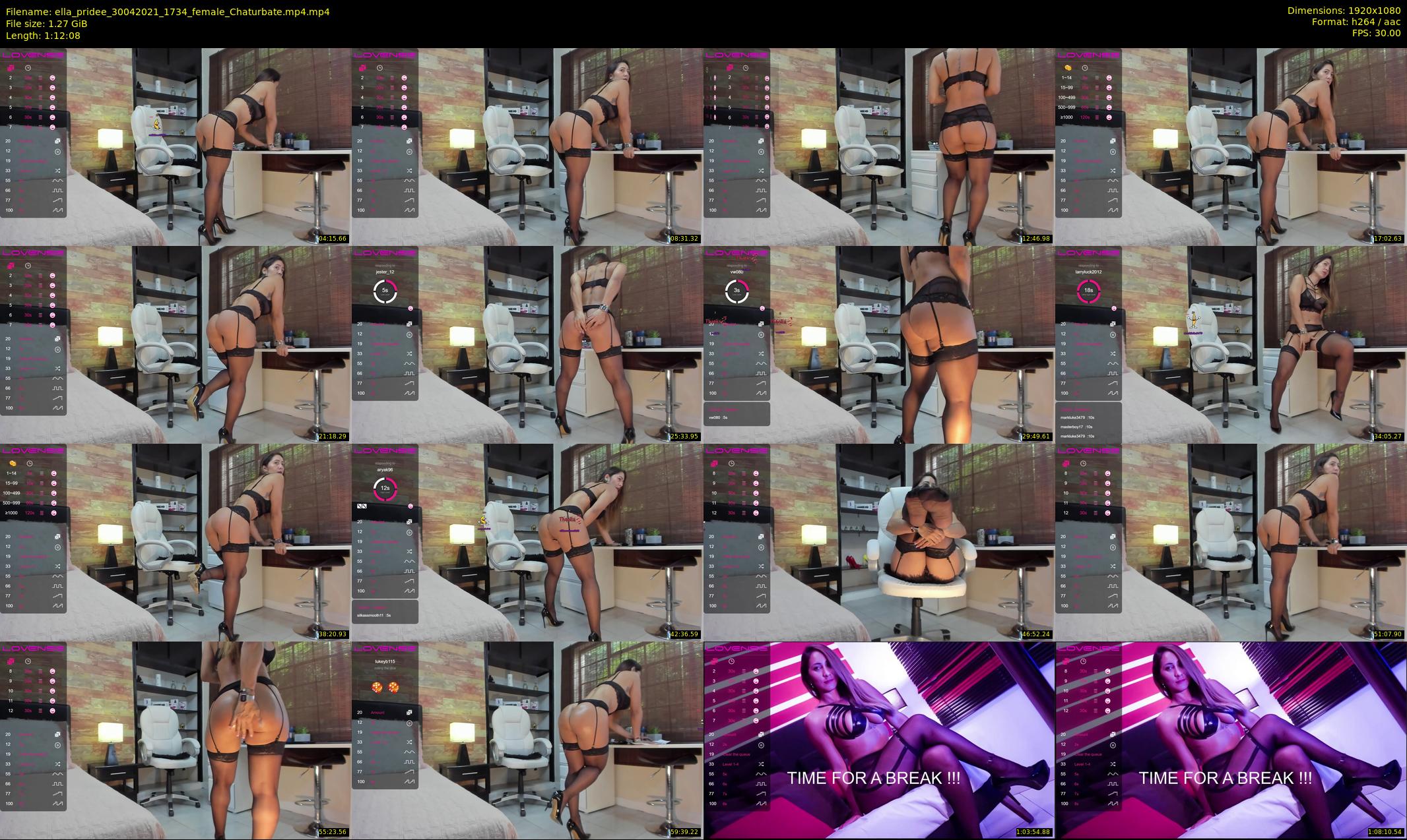 ella_pridee — 73 minute Chaturbate female cam show recording, 1080p, Apr 30, 2021