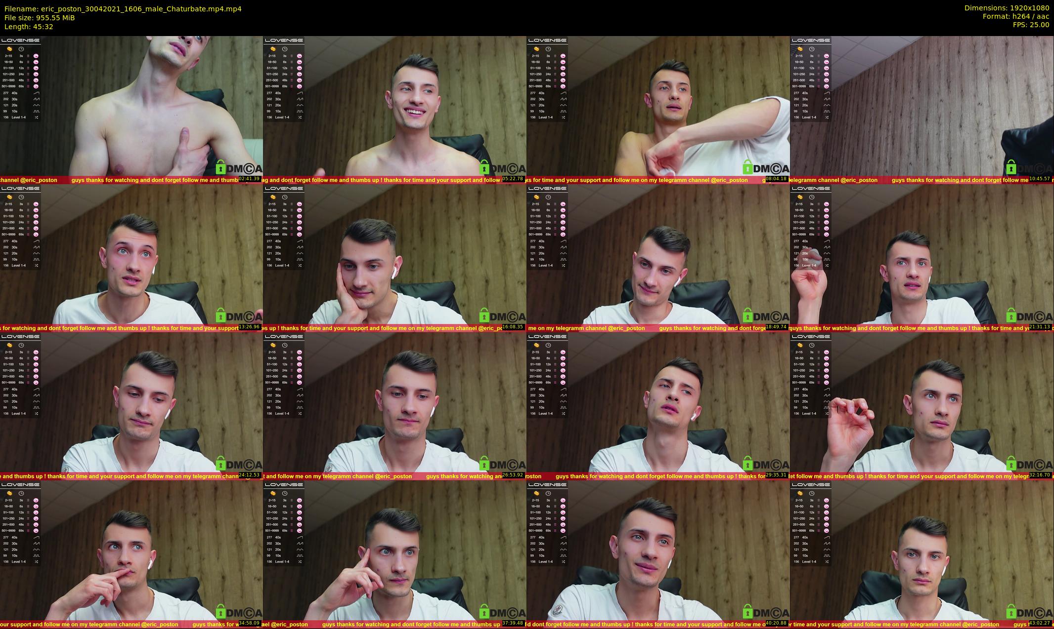 eric_poston — 46 minute Chaturbate male cam show recording, 1080p, Apr 30, 2021