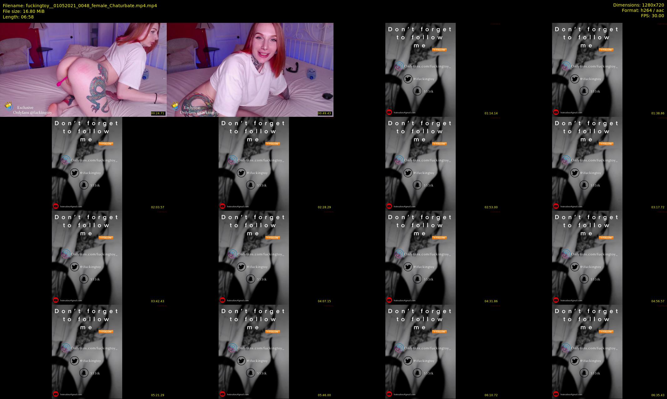 fuckingtoy_ — 7 minute Chaturbate female cam show recording, 720p, May 1, 2021