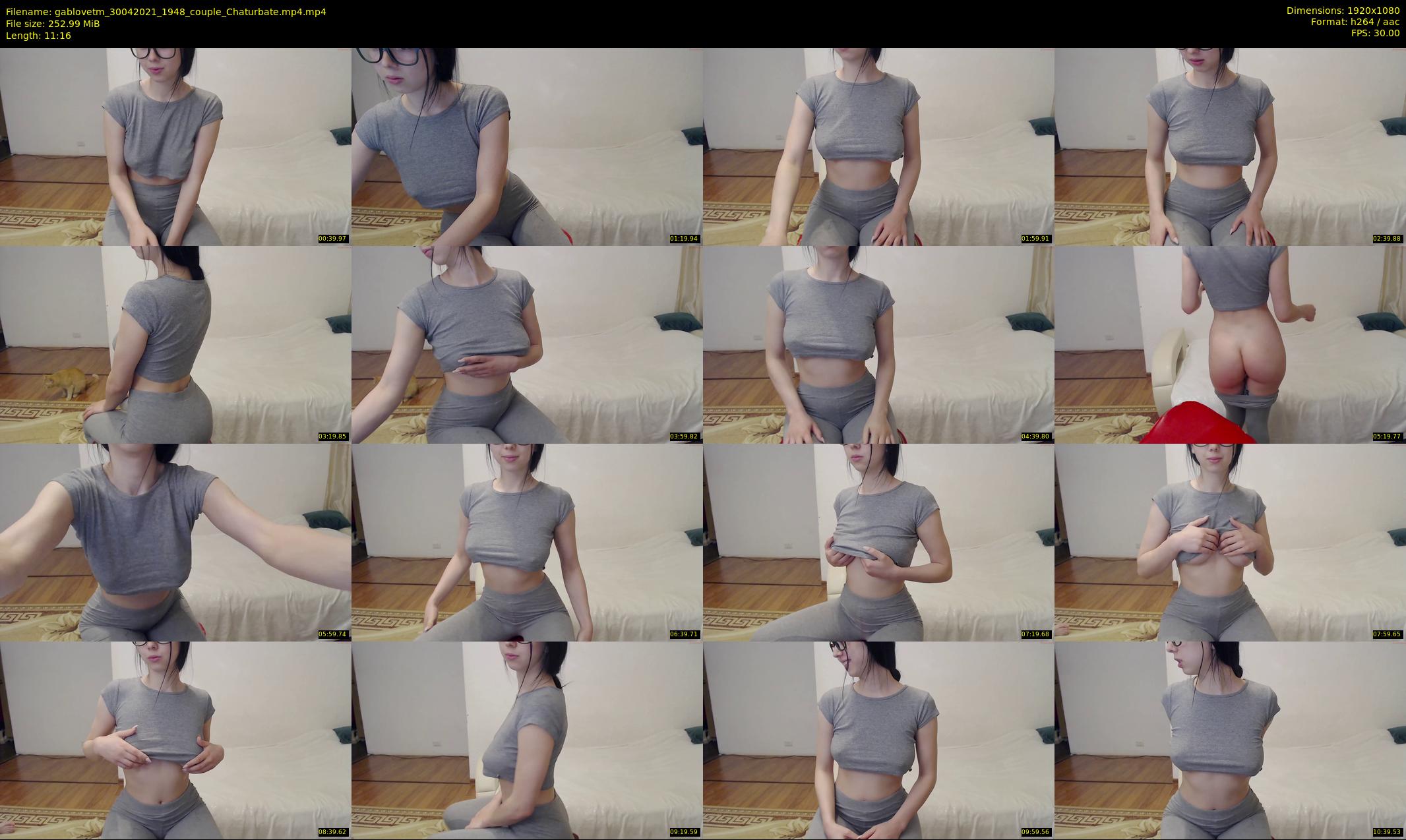 gablovetm — 12 minute Chaturbate couple cam show recording, 1080p, Apr 30, 2021