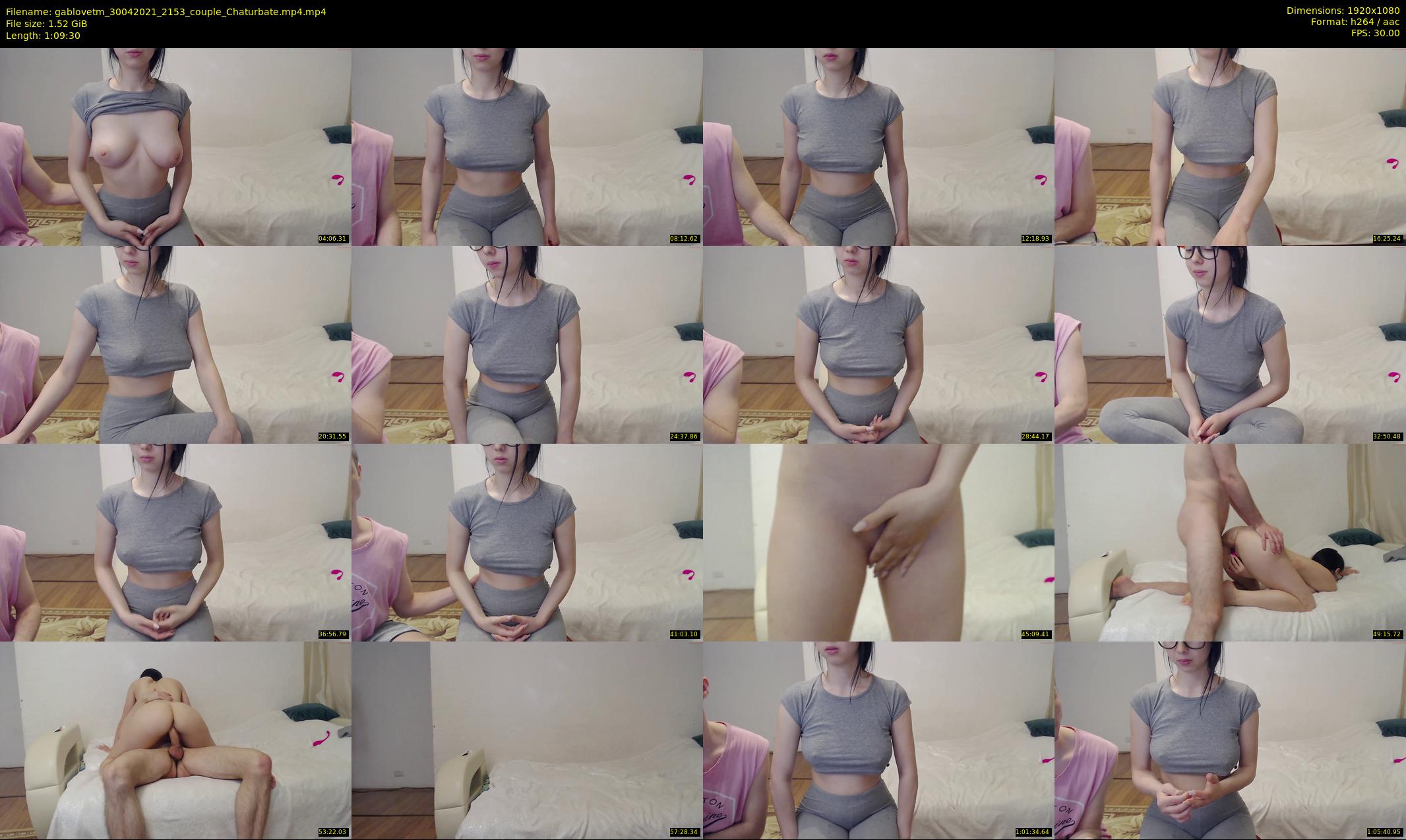 gablovetm — 70 minute Chaturbate couple cam show recording, 1080p, Apr 30, 2021