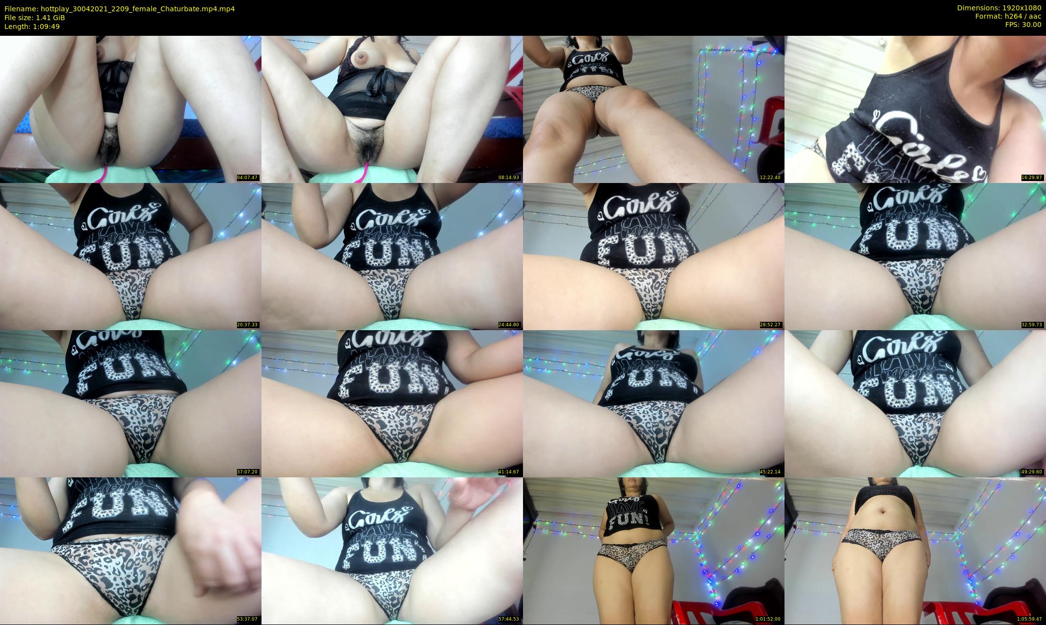 hottplay — 70 minute Chaturbate female cam show recording, 1080p, Apr 30, 2021