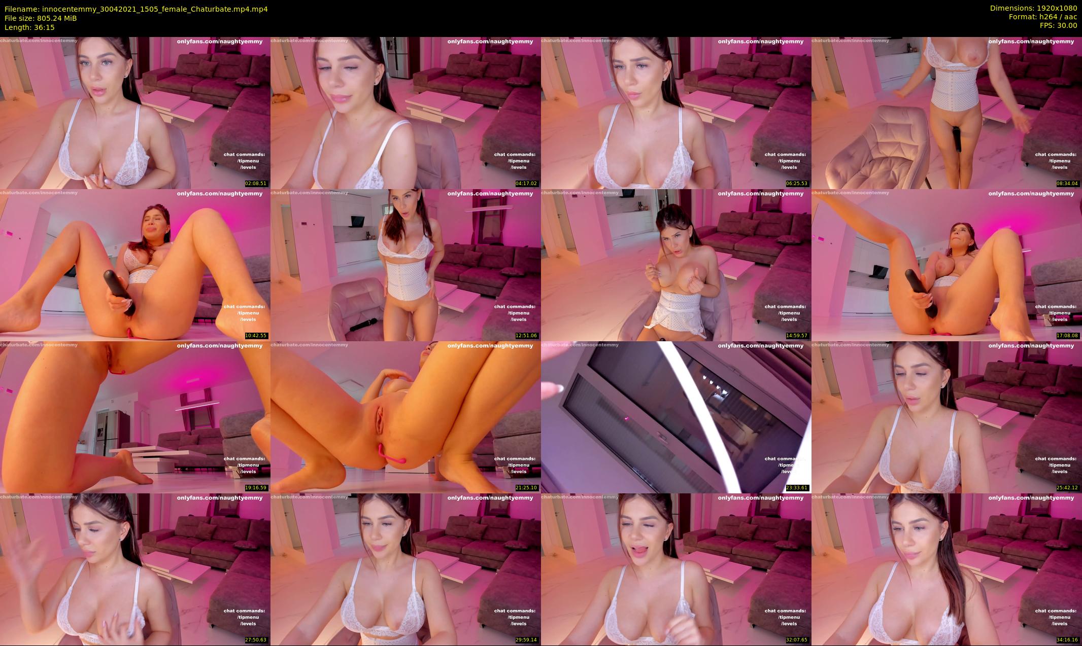 innocentemmy — 37 minute Chaturbate female cam show recording, 1080p, Apr 30, 2021