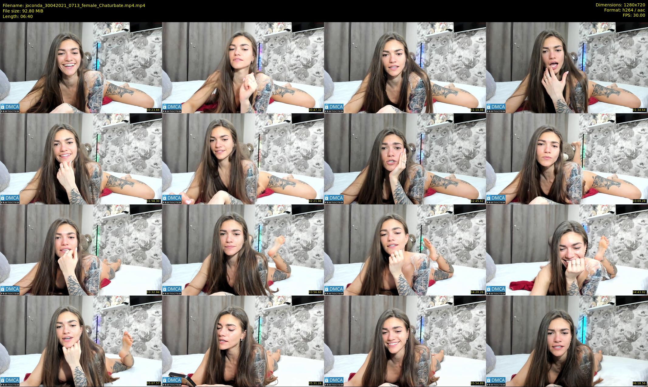 joconda — 7 minute Chaturbate female cam show recording, 720p, Apr 30, 2021