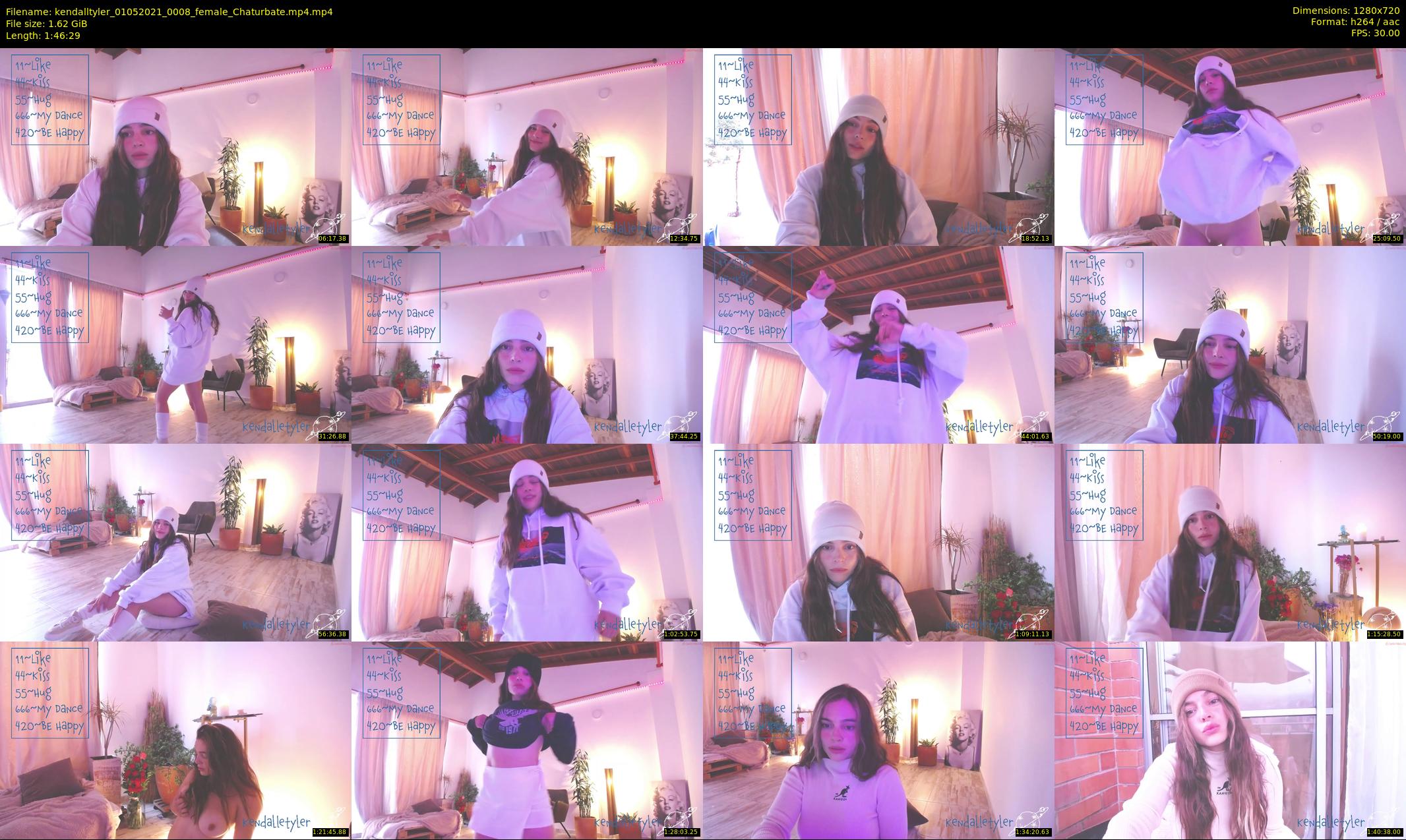 kendalltyler — 107 minute Chaturbate female cam show recording, 720p, May 1, 2021