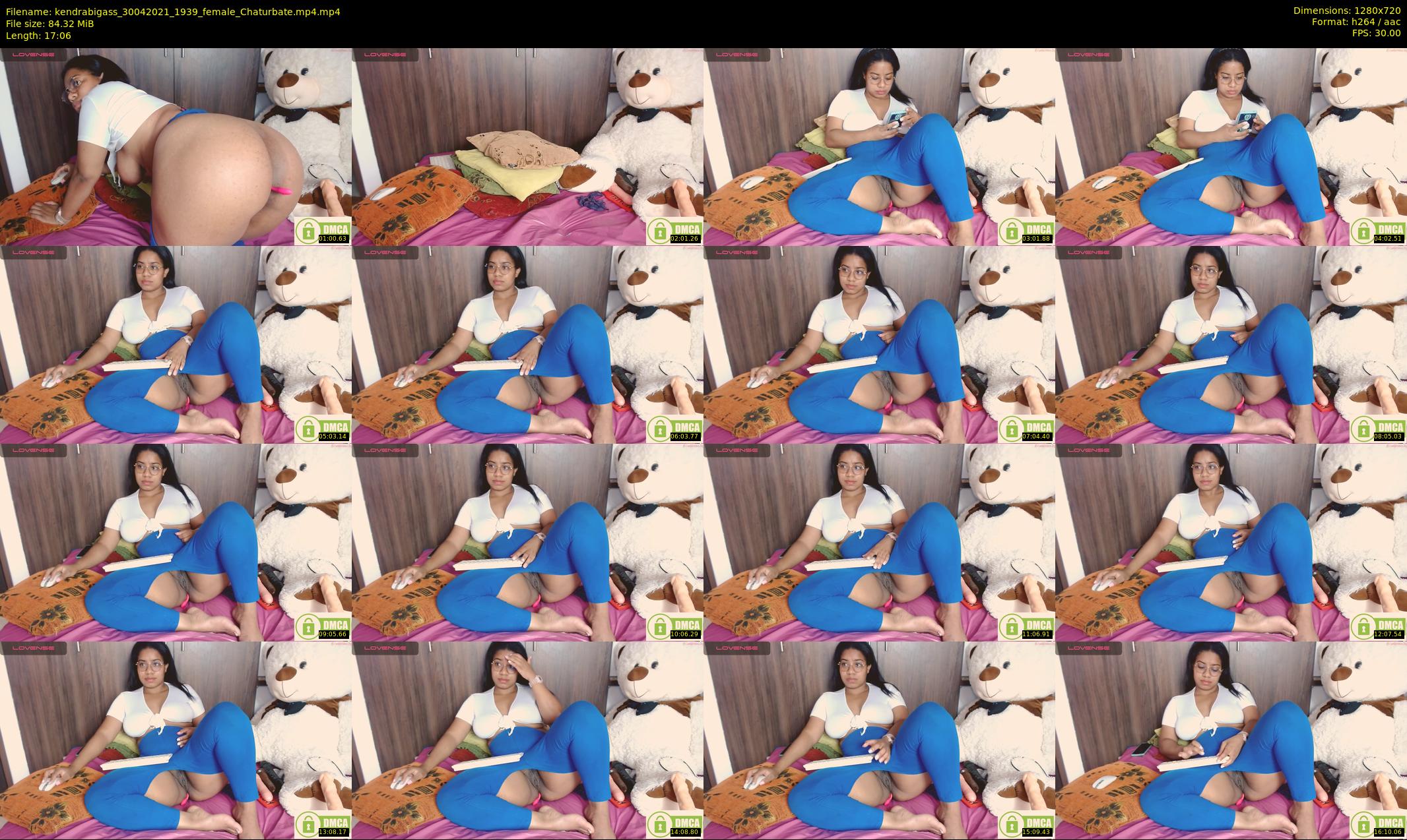 kendrabigass — 18 minute Chaturbate female cam show recording, 720p, Apr 30, 2021