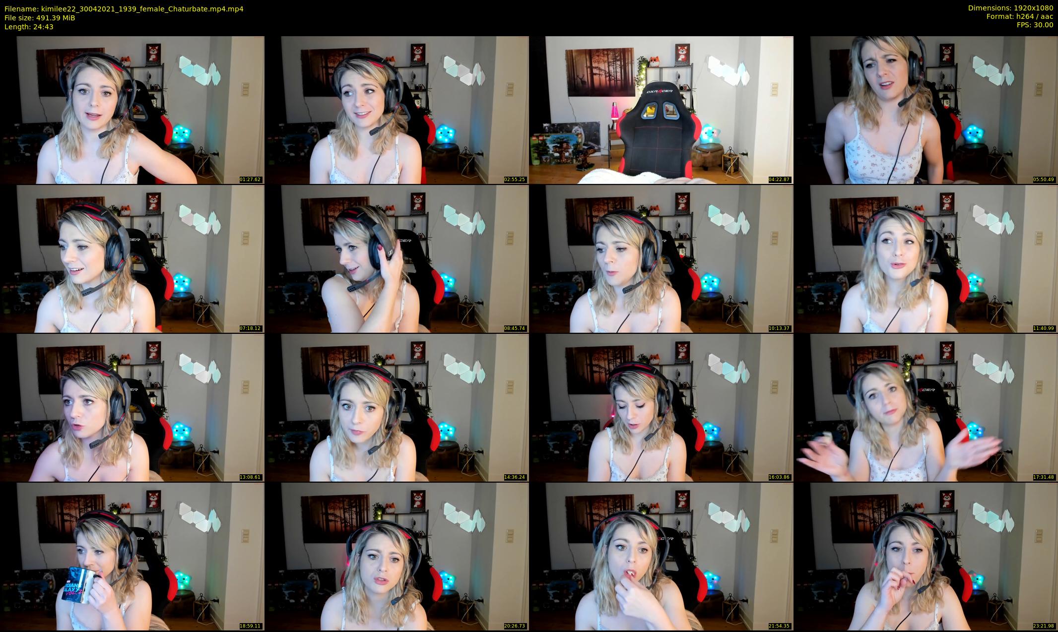 kimilee22 — 25 minute Chaturbate female cam show recording, 1080p, Apr 30, 2021
