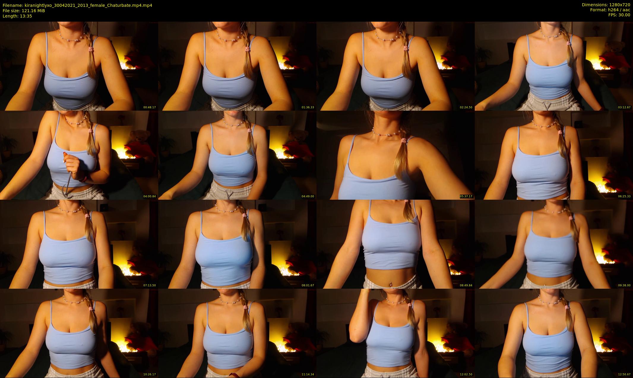 kiranightlyxo — 14 minute Chaturbate female cam show recording, 720p, Apr 30, 2021