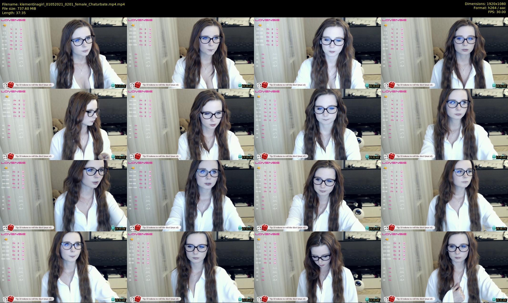 klementinagirl — 38 minute Chaturbate female cam show recording, 1080p, May 1, 2021