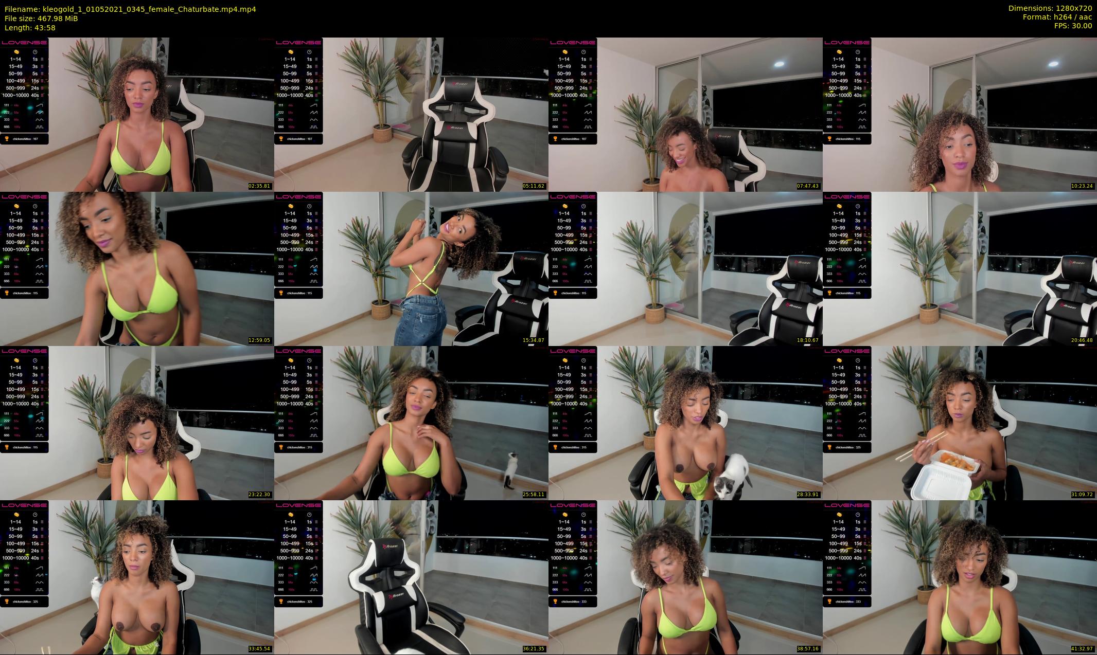 kleogold_1 — 44 minute Chaturbate female cam show recording, 720p, May 1, 2021