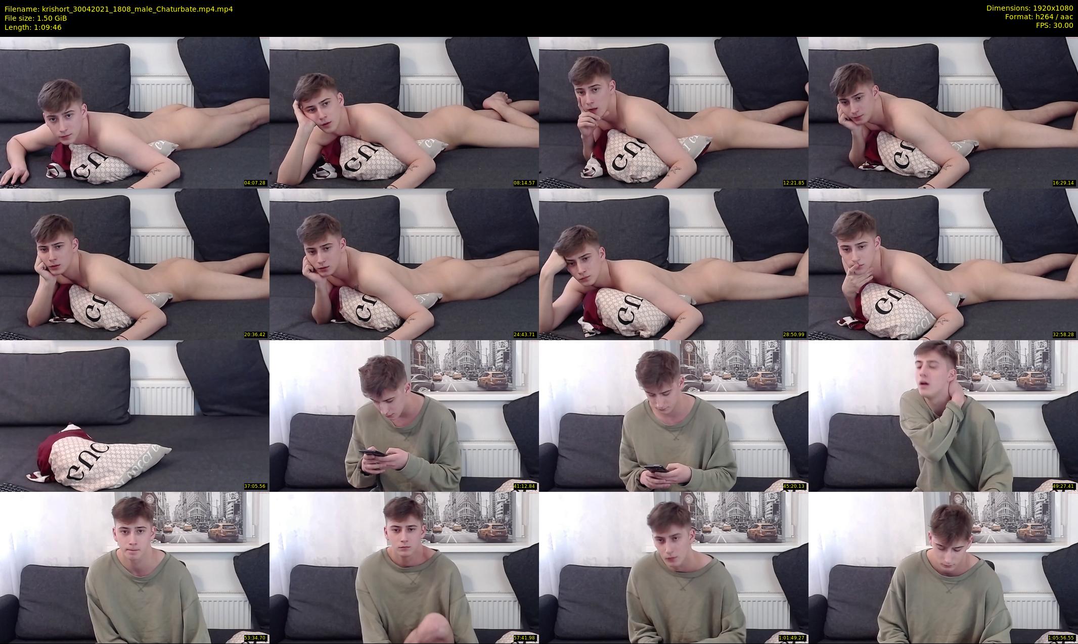 krishort — 70 minute Chaturbate male cam show recording, 1080p, Apr 30, 2021