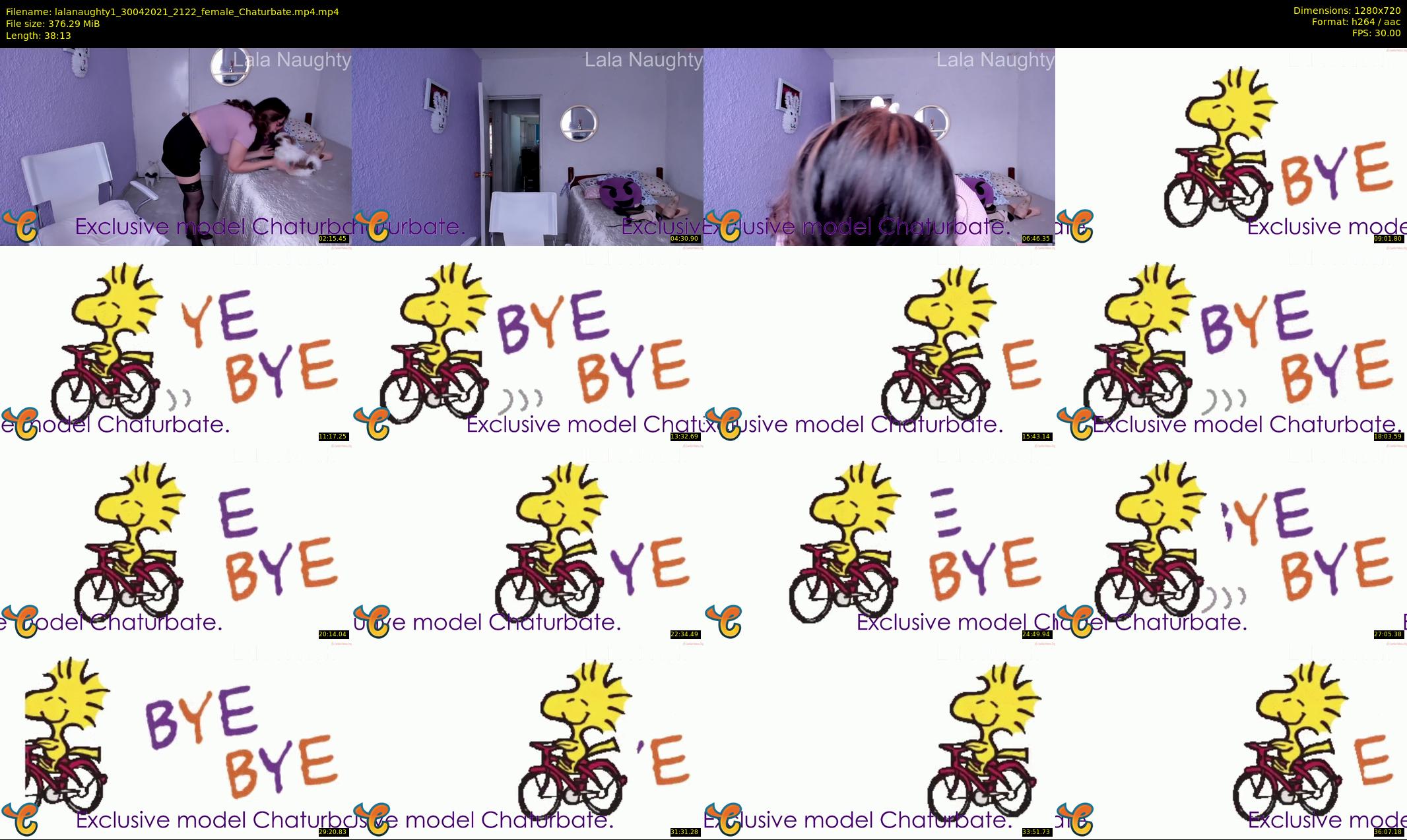 lalanaughty1 — 39 minute Chaturbate female cam show recording, 720p, Apr 30, 2021