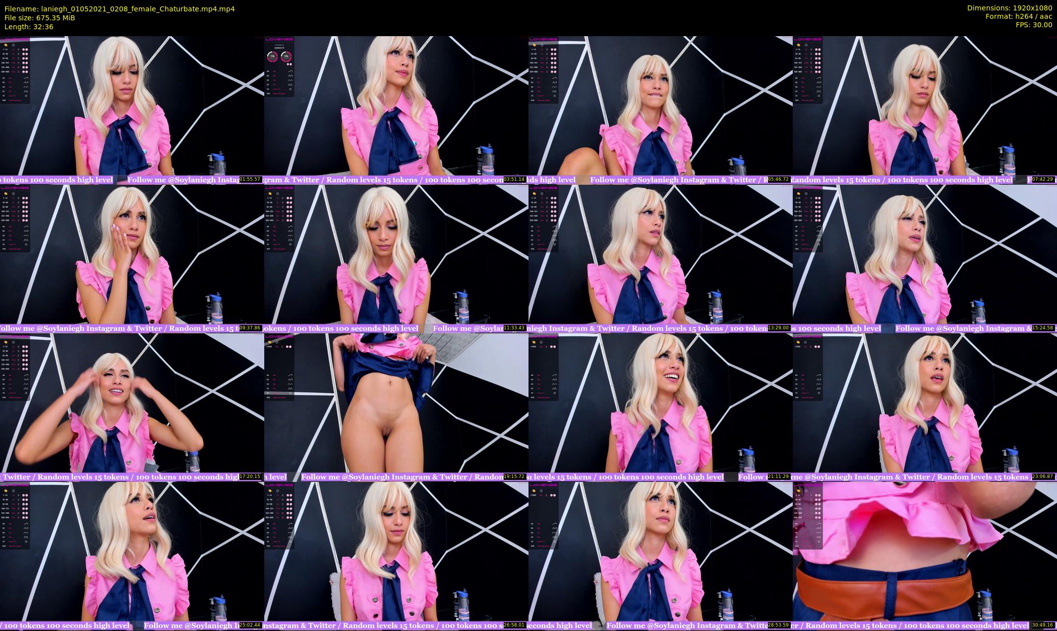 laniegh — 33 minute Chaturbate female cam show recording, 1080p, May 1, 2021