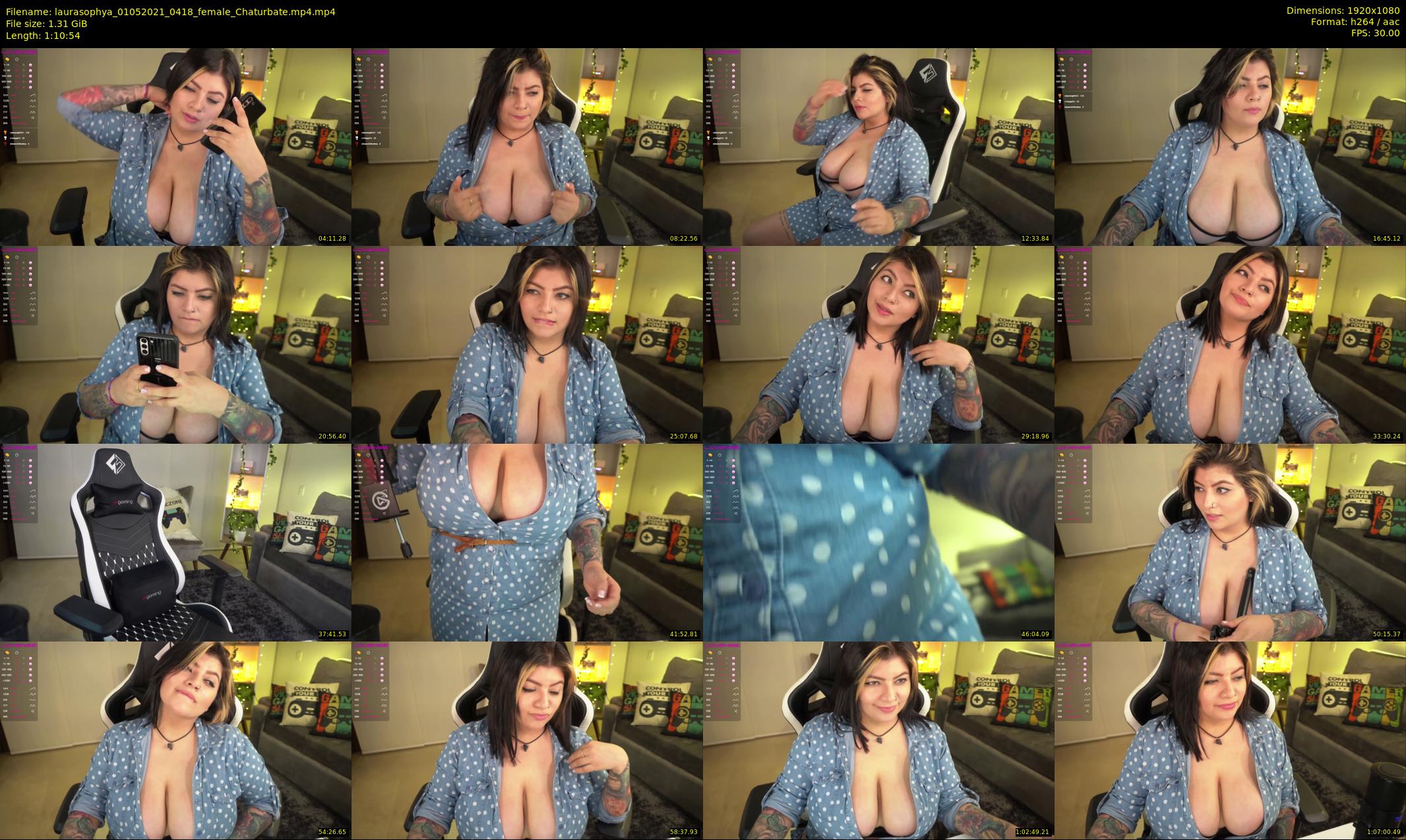 laurasophya — 71 minute Chaturbate female cam show recording, 1080p, May 1, 2021
