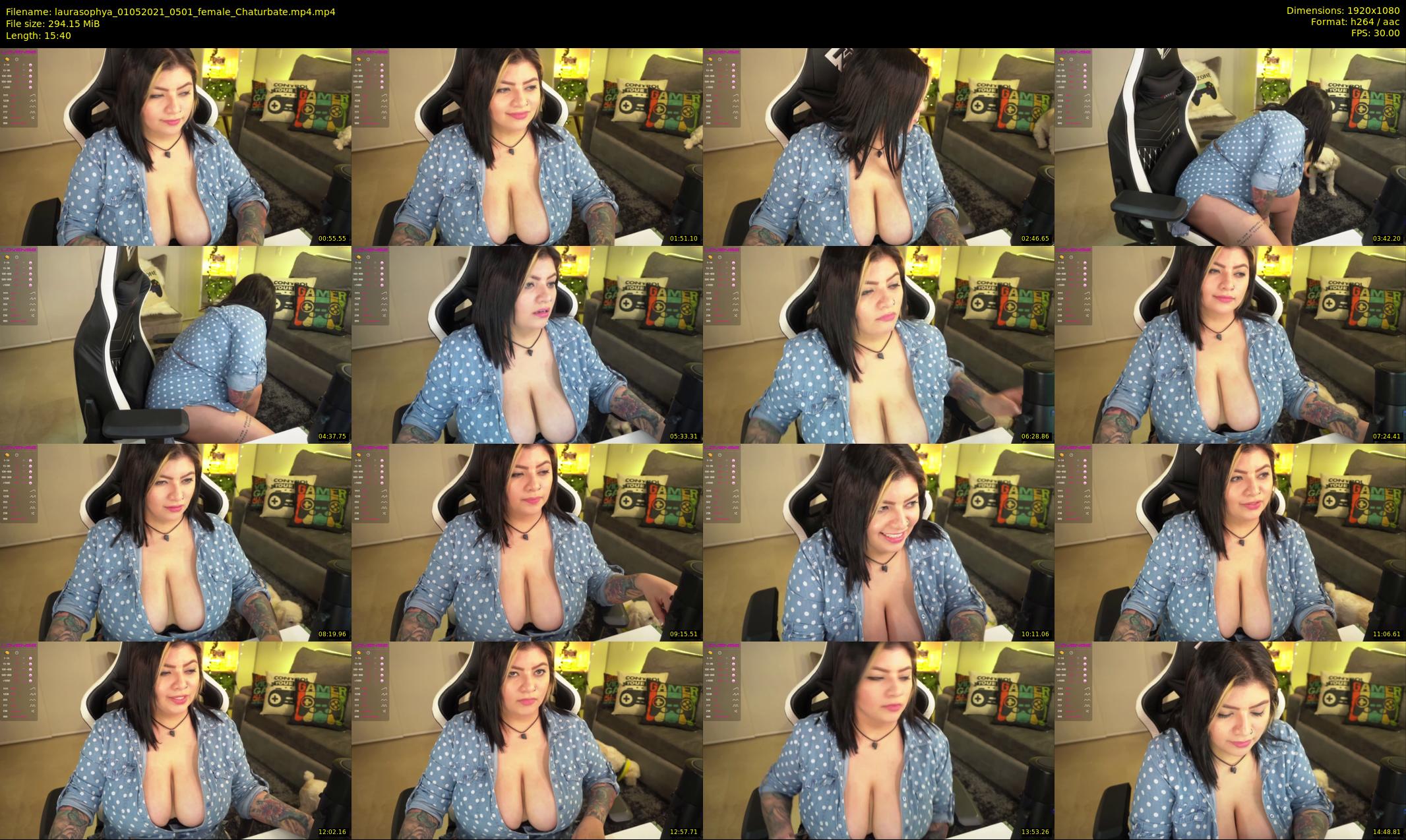 laurasophya — 16 minute Chaturbate female cam show recording, 1080p, May 1, 2021