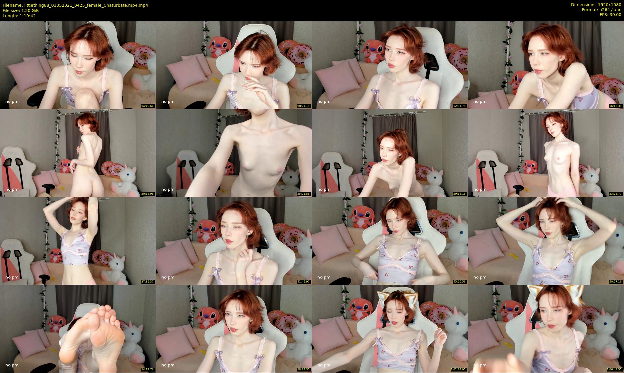 littlething88 — 71 minute Chaturbate female cam show recording, 1080p, May 1, 2021