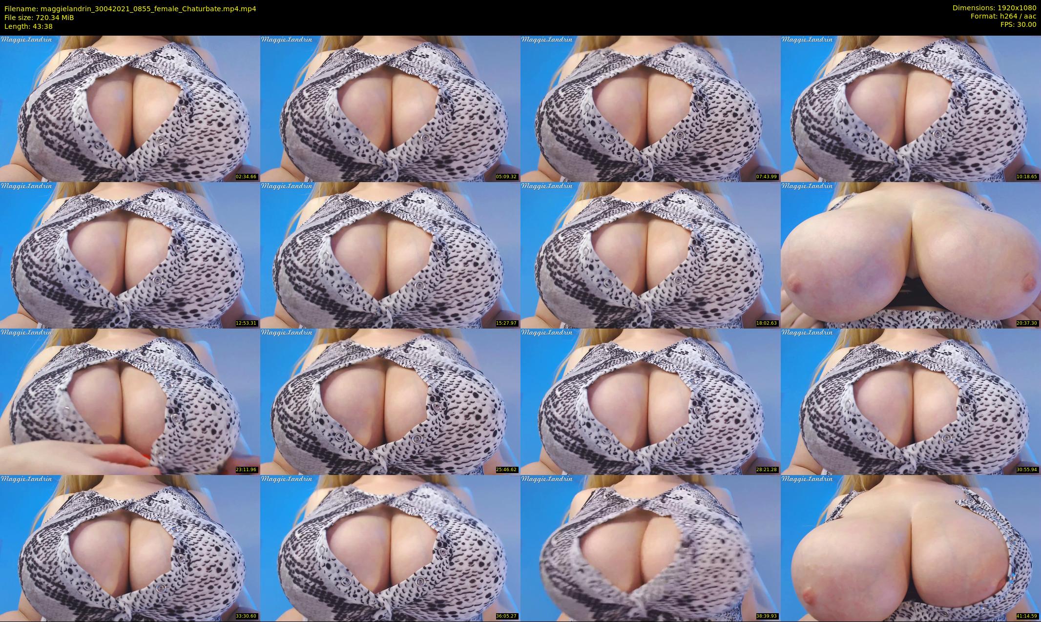 maggielandrin — 44 minute Chaturbate female cam show recording, 1080p, Apr 30, 2021