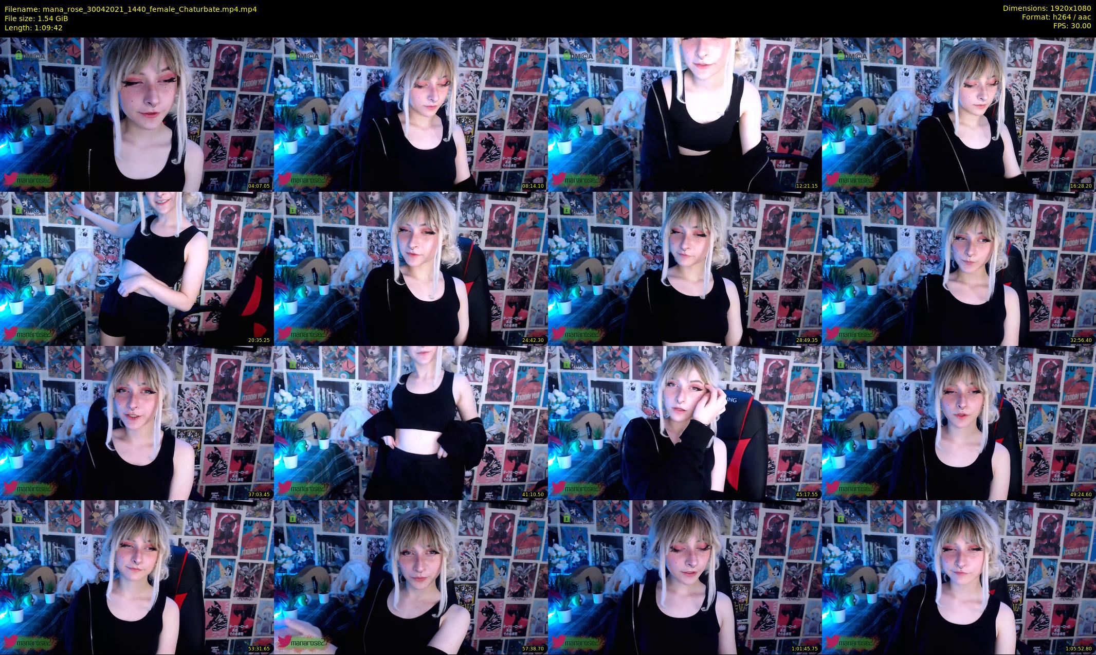 mana_rose — 70 minute Chaturbate female cam show recording, 1080p, Apr 30, 2021