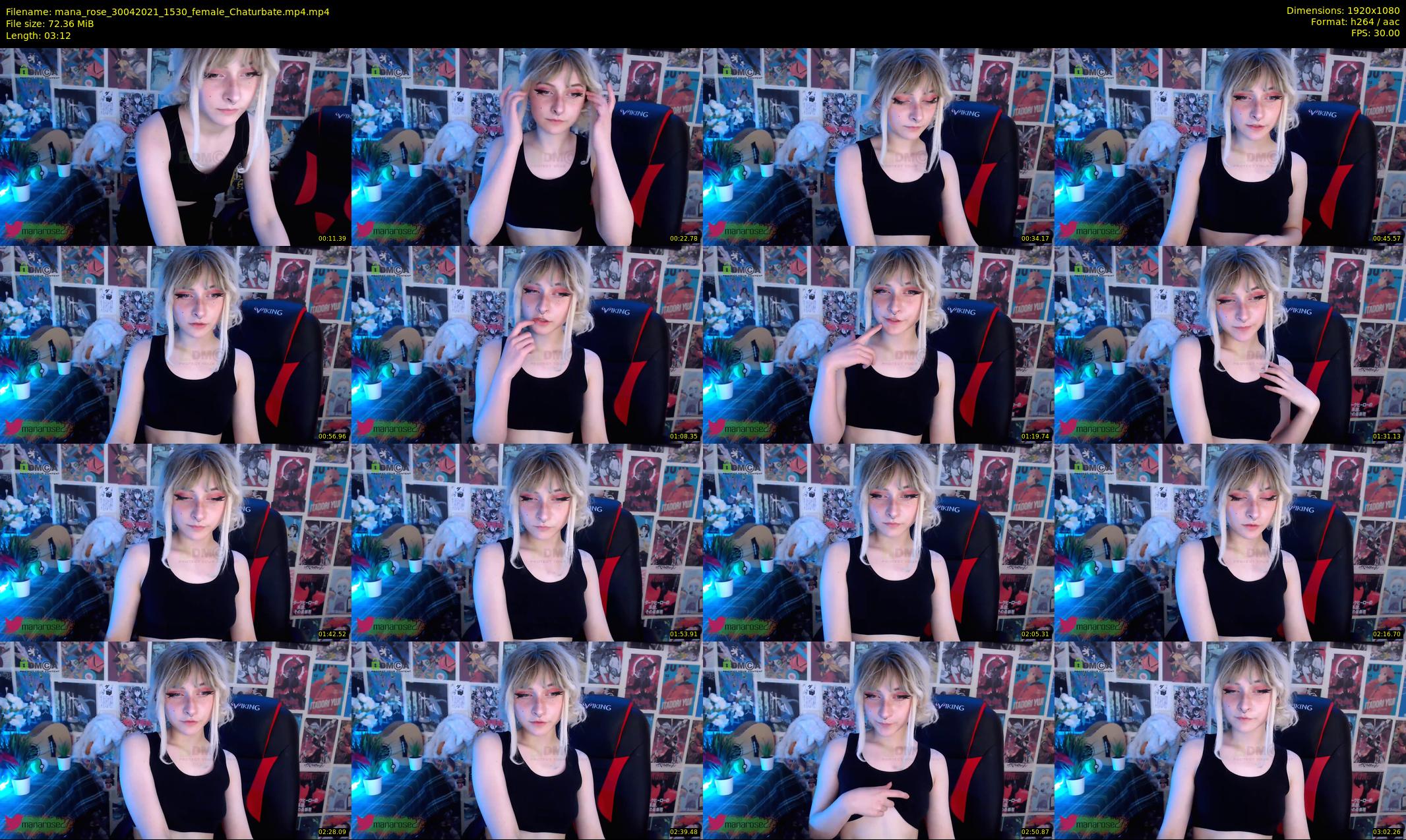 mana_rose — 4 minute Chaturbate female cam show recording, 1080p, Apr 30, 2021