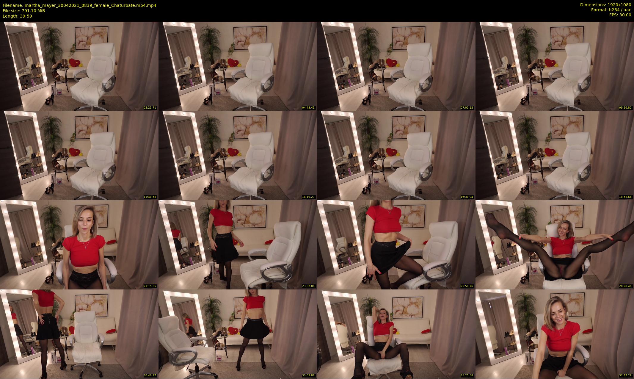 martha_mayer — 40 minute Chaturbate female cam show recording, 1080p, Apr 30, 2021
